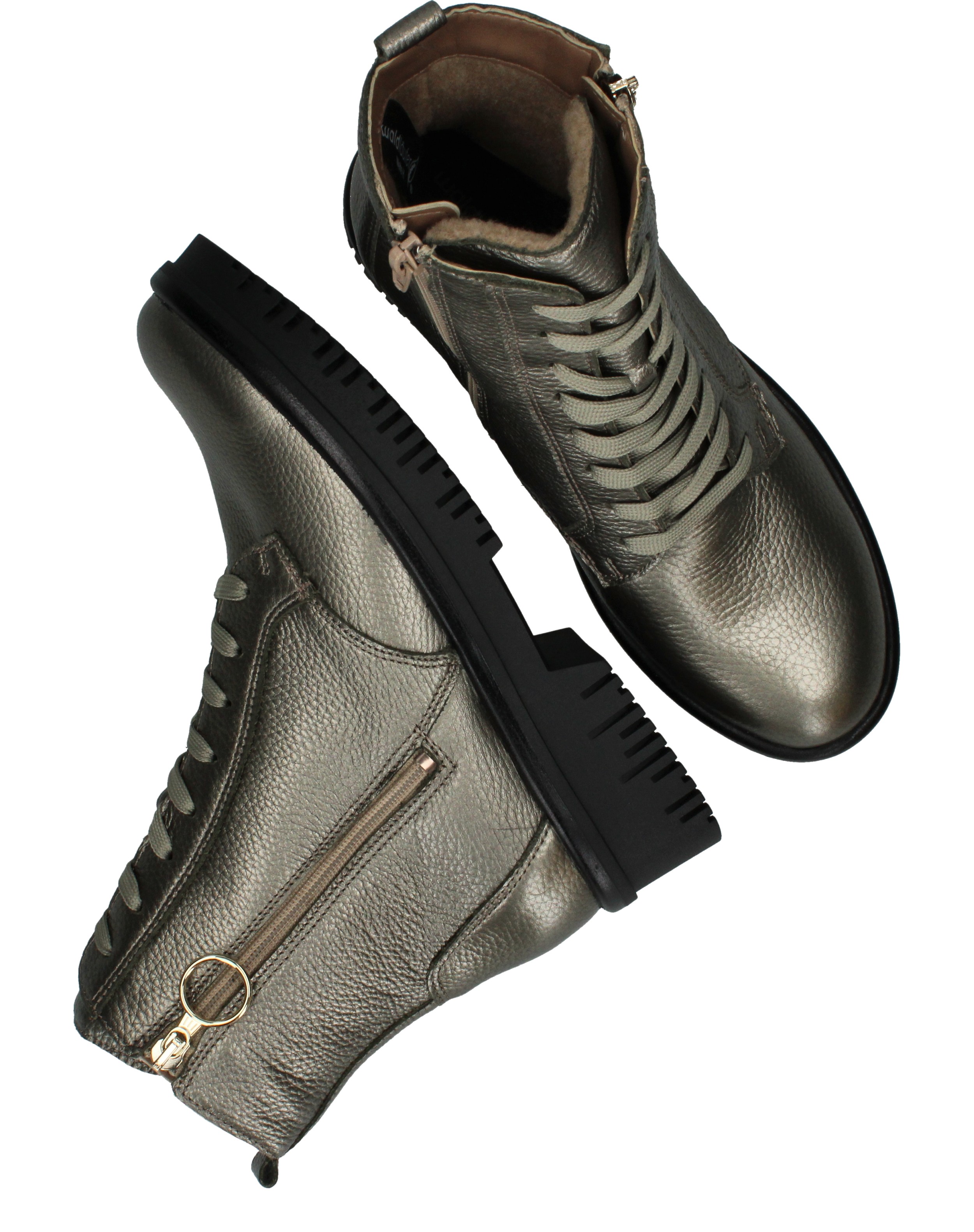 Waldlaufer Alea Veterboots Goud, veterboot voor unisex – foto 4