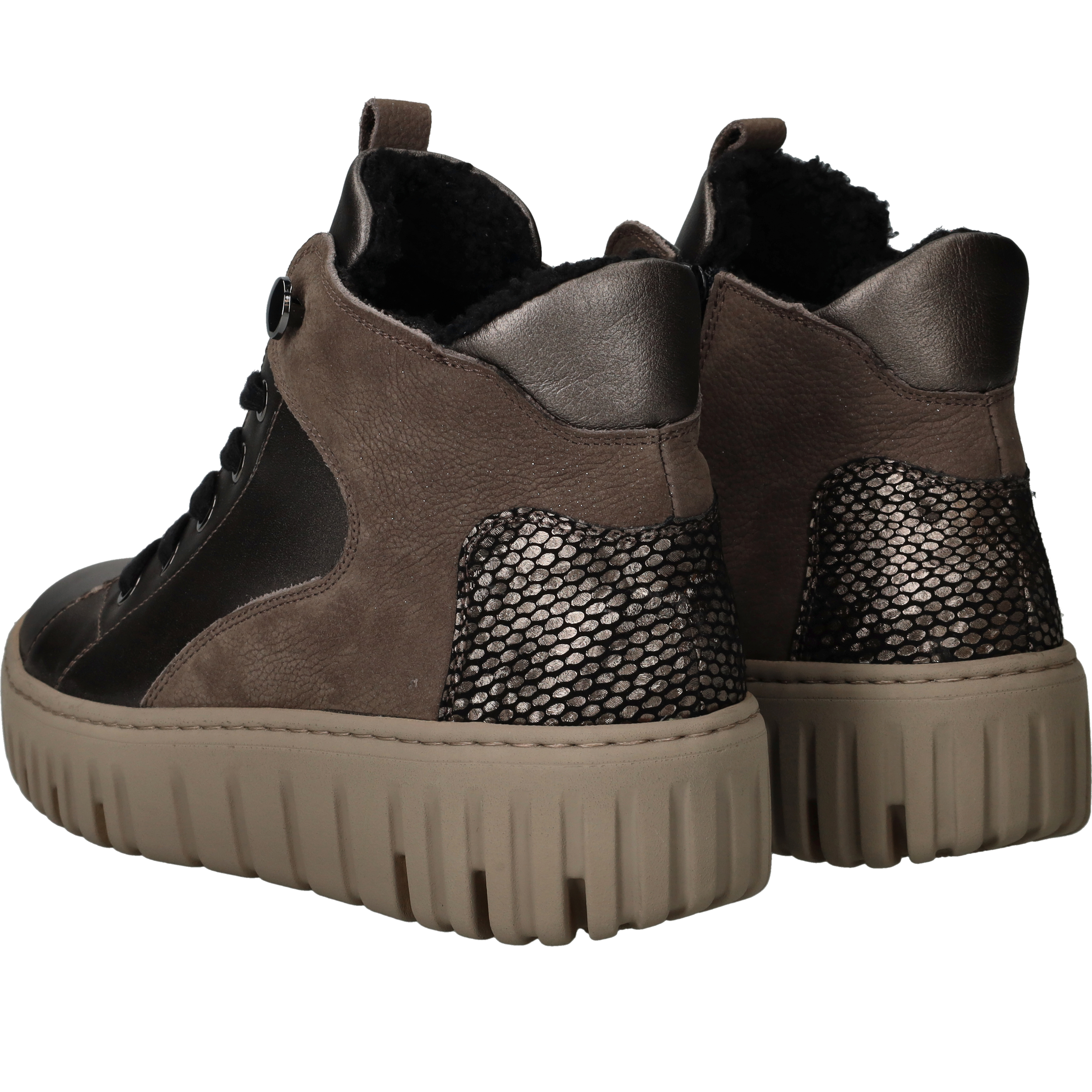Waldlaufer Livia Veterboots Dames Bruin, veterboot voor dames – foto 3