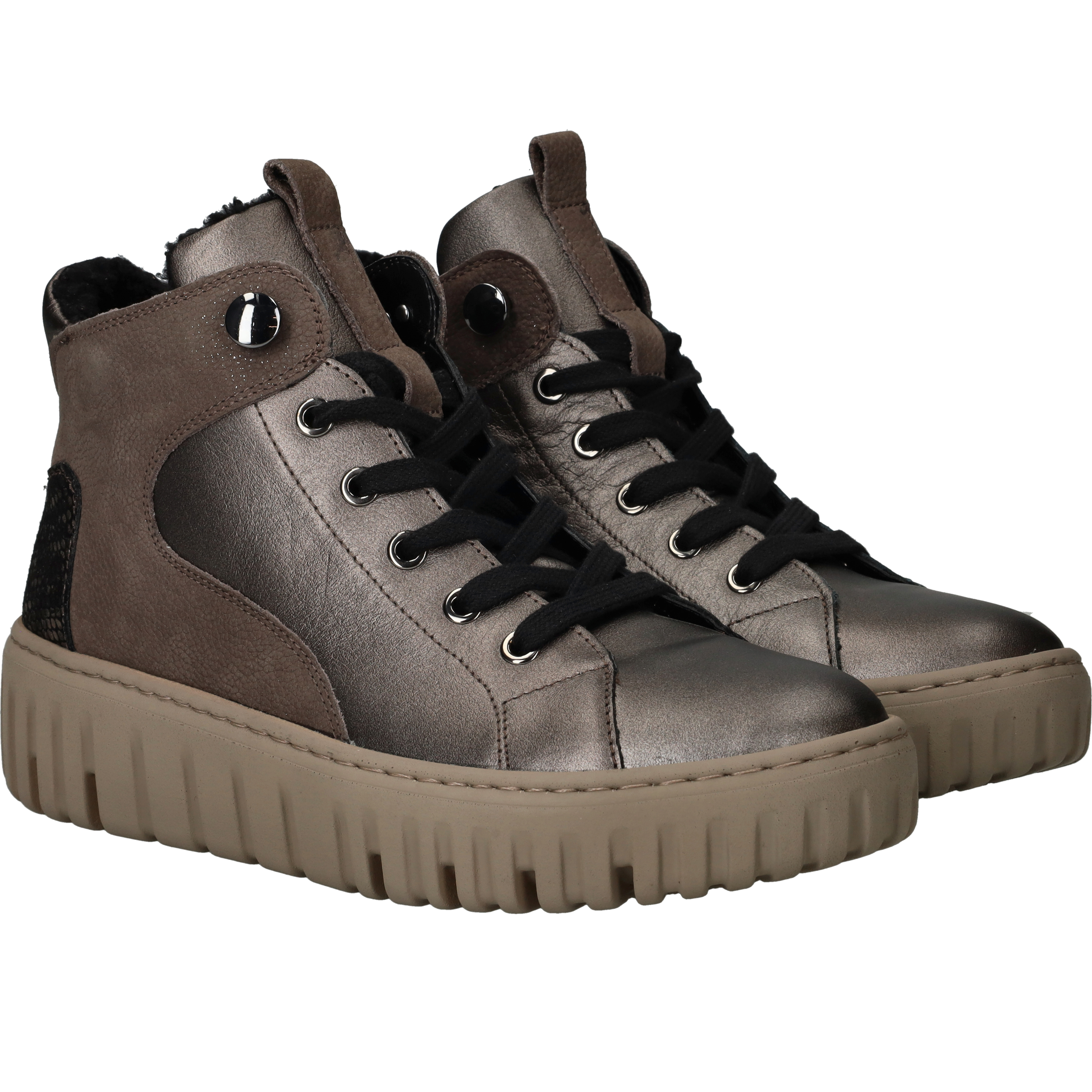 Waldlaufer Livia Veterboots Dames Bruin, veterboot voor dames – foto 2