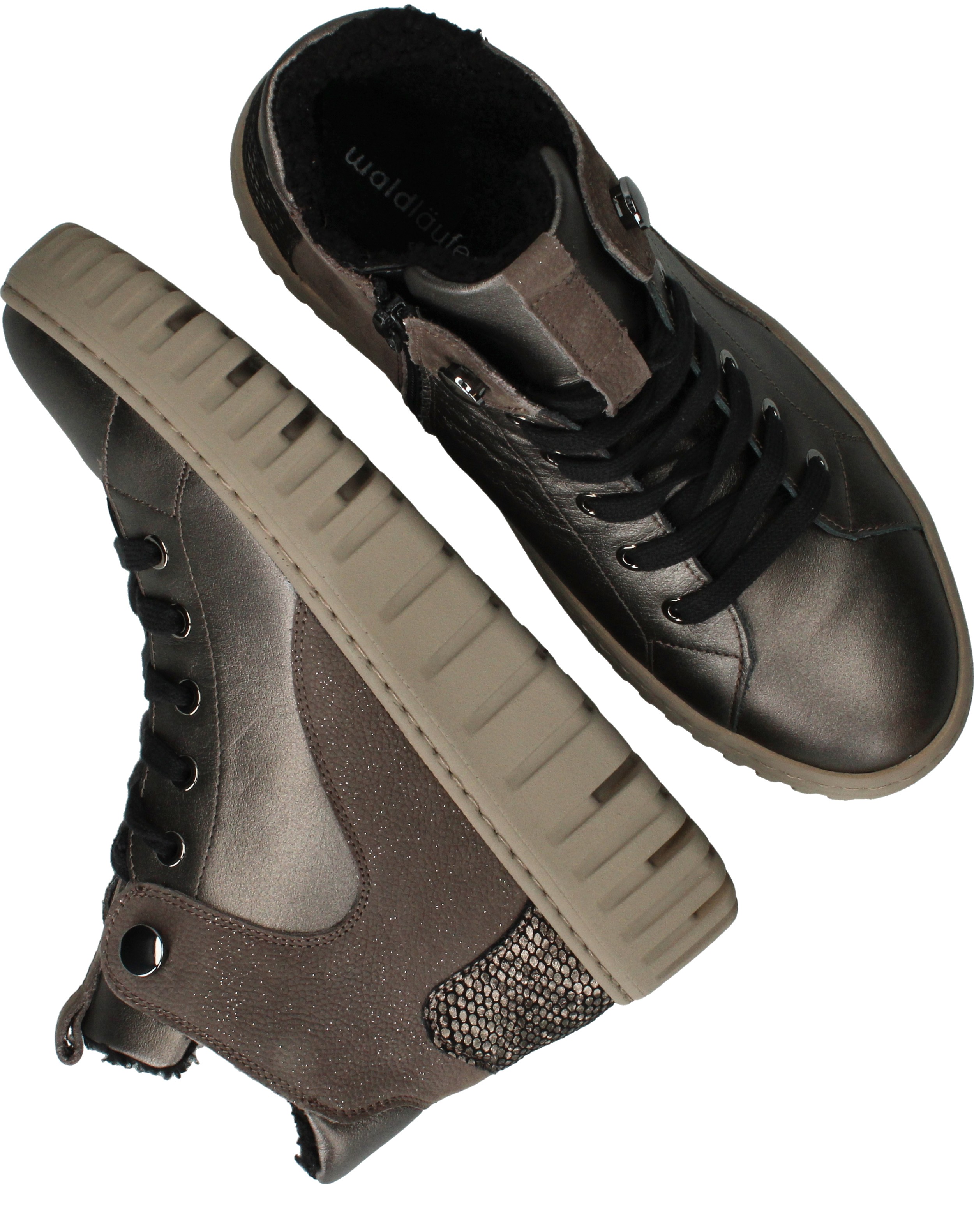 Waldlaufer Livia Veterboots Dames Bruin, veterboot voor dames – foto 4