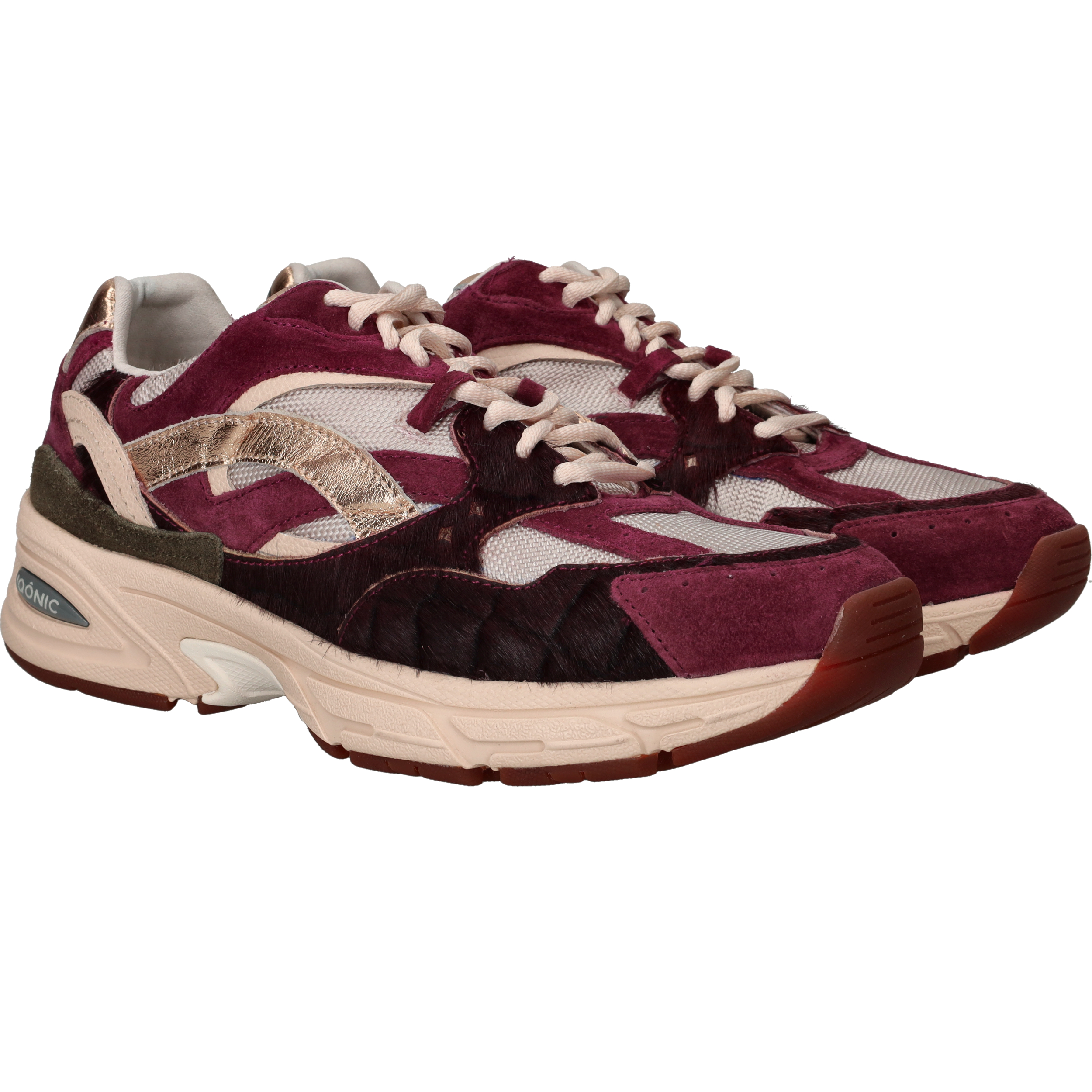 Iqonic Sneakers Dames Roze, sneaker voor dames – foto 4