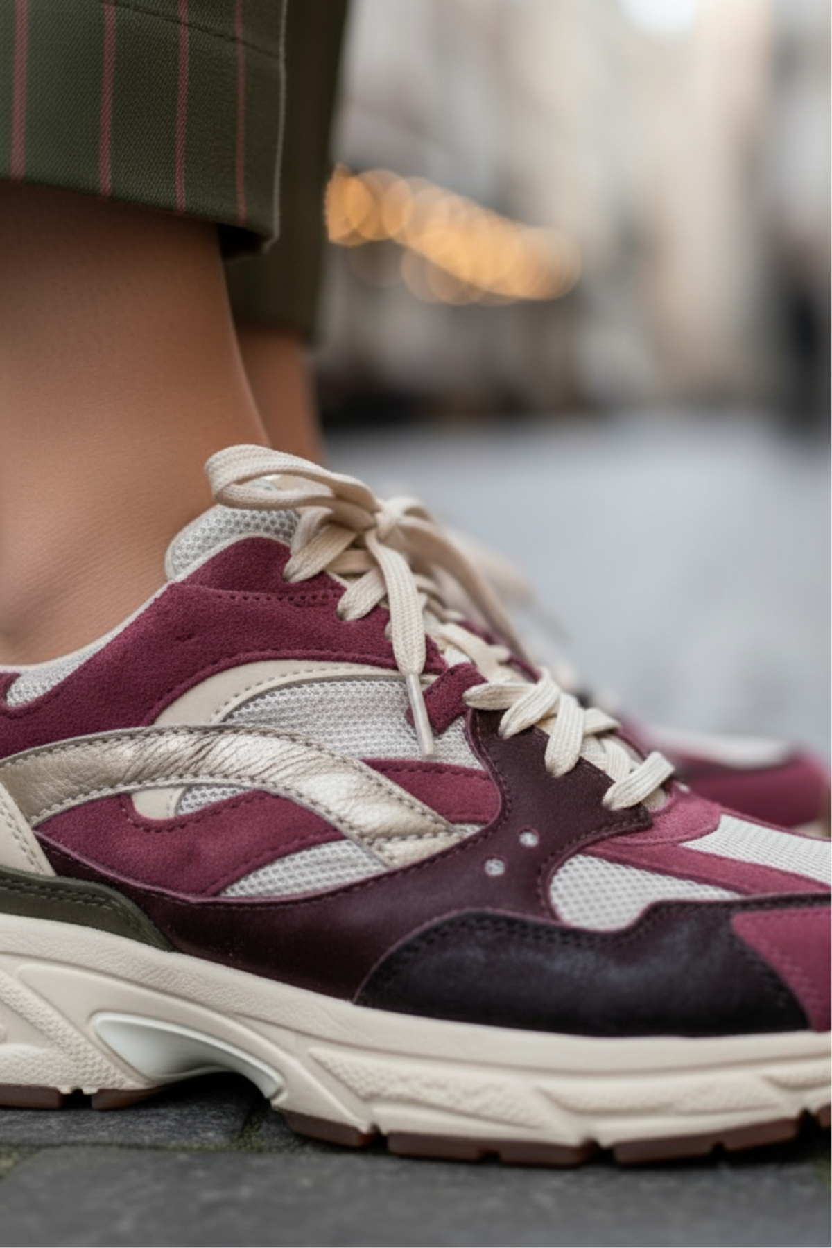 Iqonic Sneakers Dames Roze, sneaker voor dames – foto 3