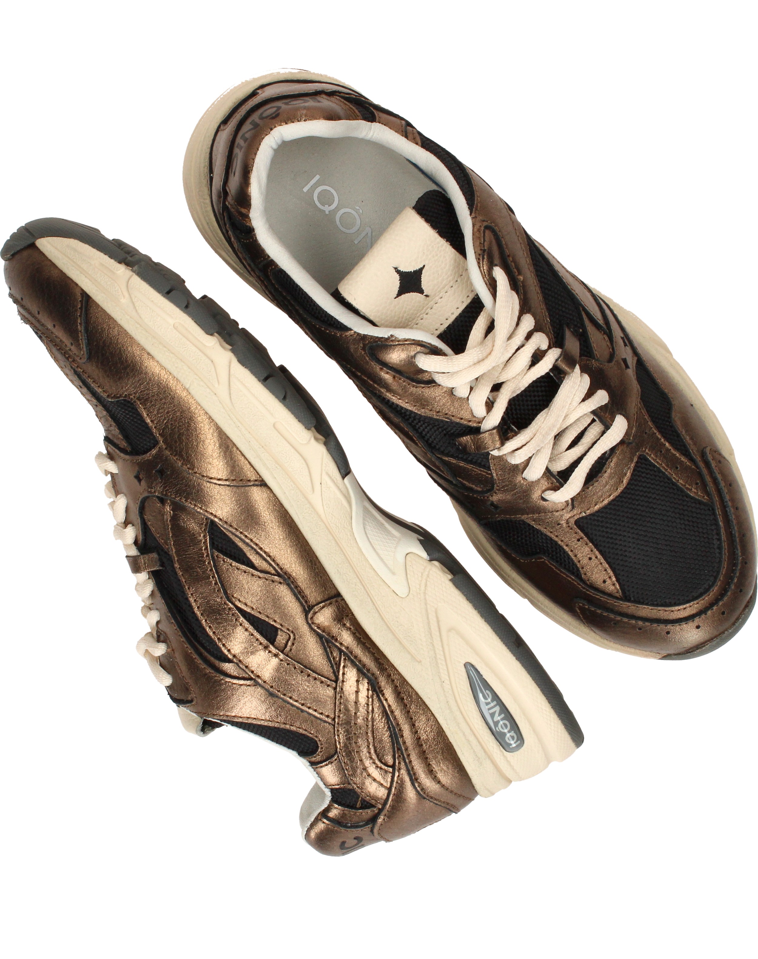 Iqonic Sneakers Dames Bruin – foto 4 van 6