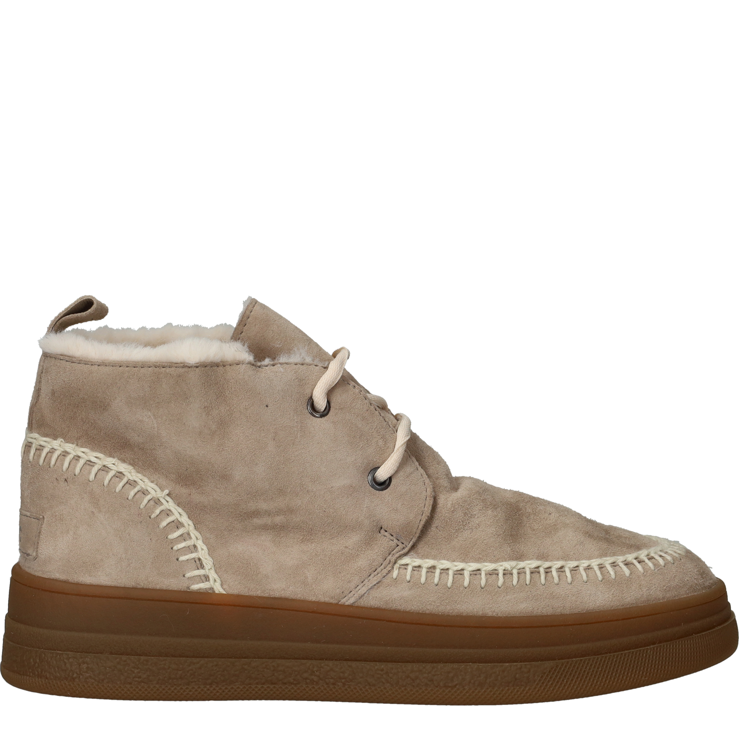 Iqonic Veterschoenen Dames Beige
