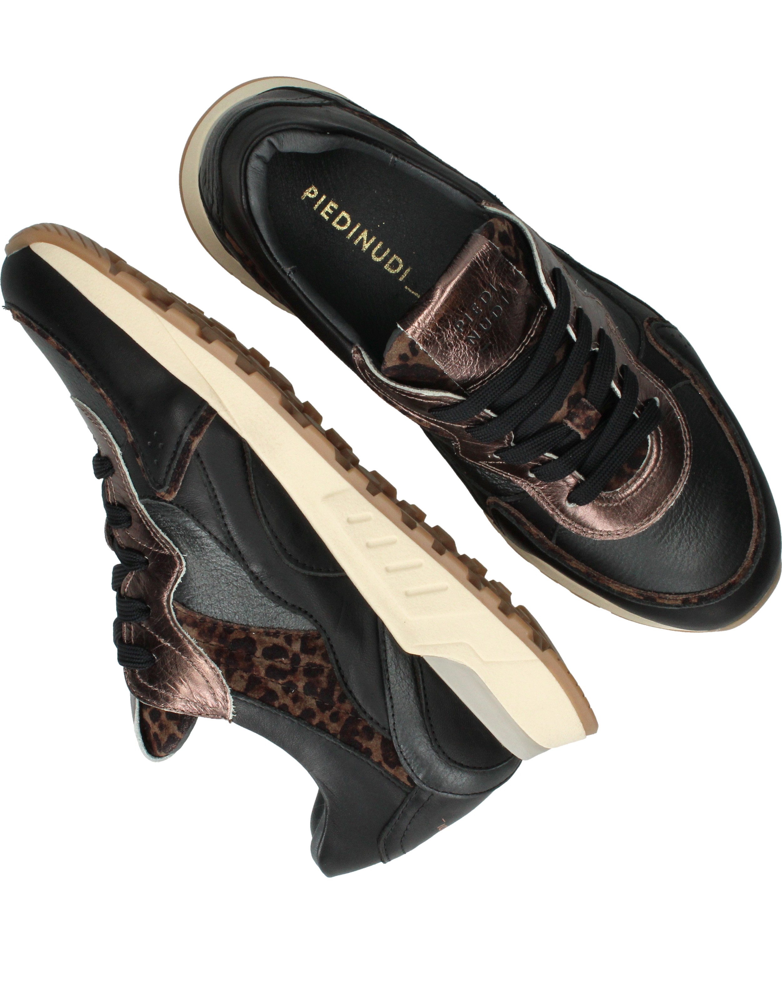 Piedi Nudi Sneakers Dames Zwart, sneaker voor dames – foto 4