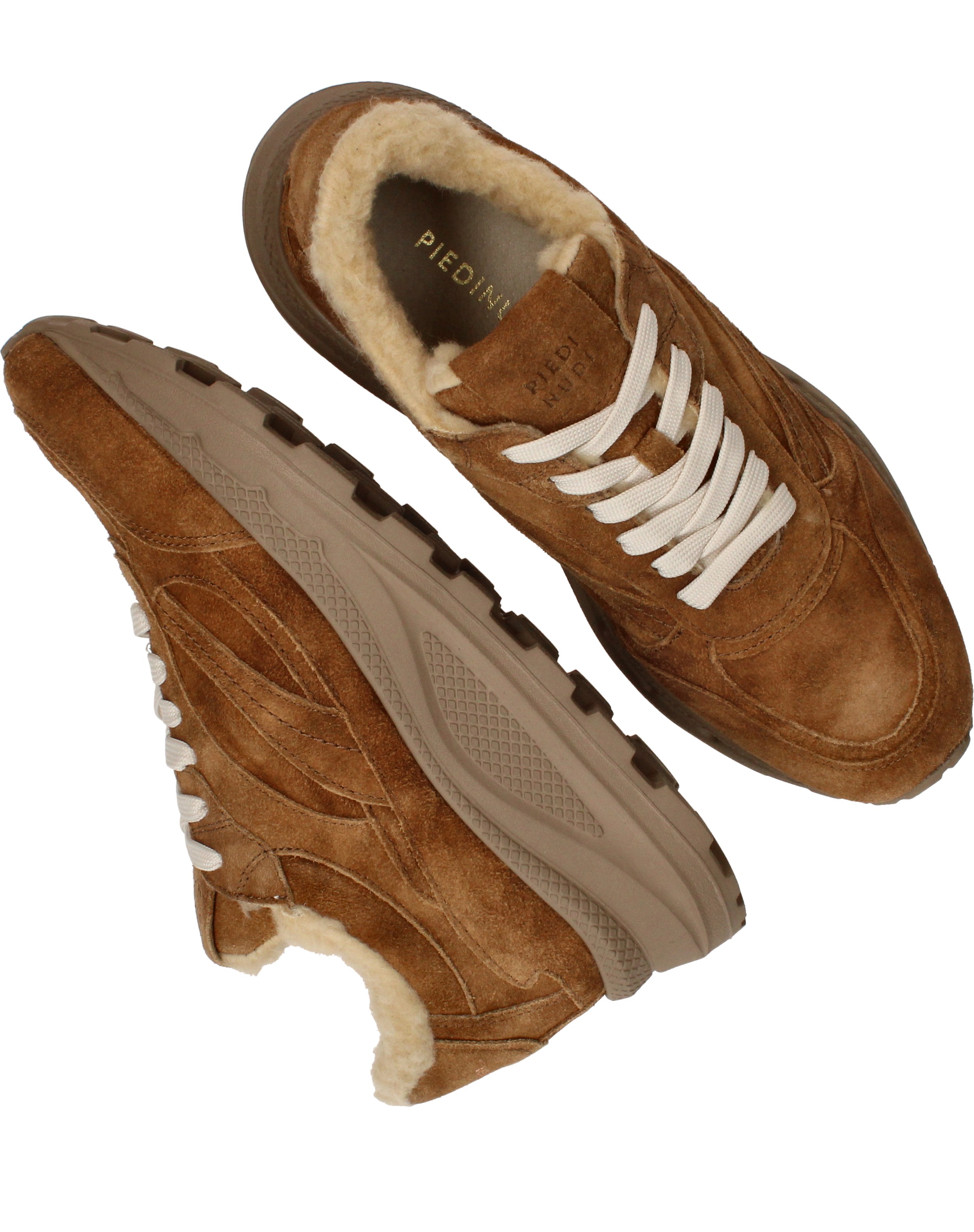 Piedi Nudi Sneakers Dames Bruin, sneaker voor dames – foto 4