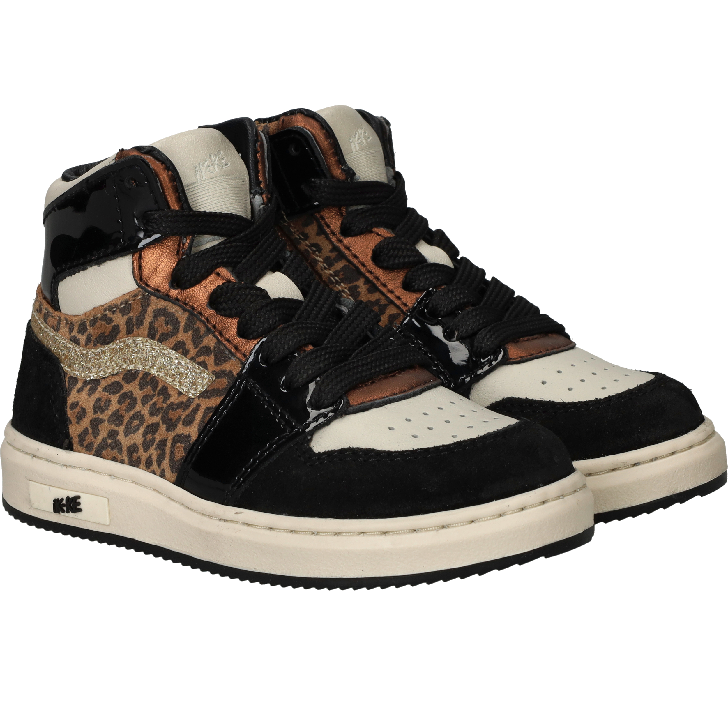 IK-KE Veterschoenen Meisjes Zwart