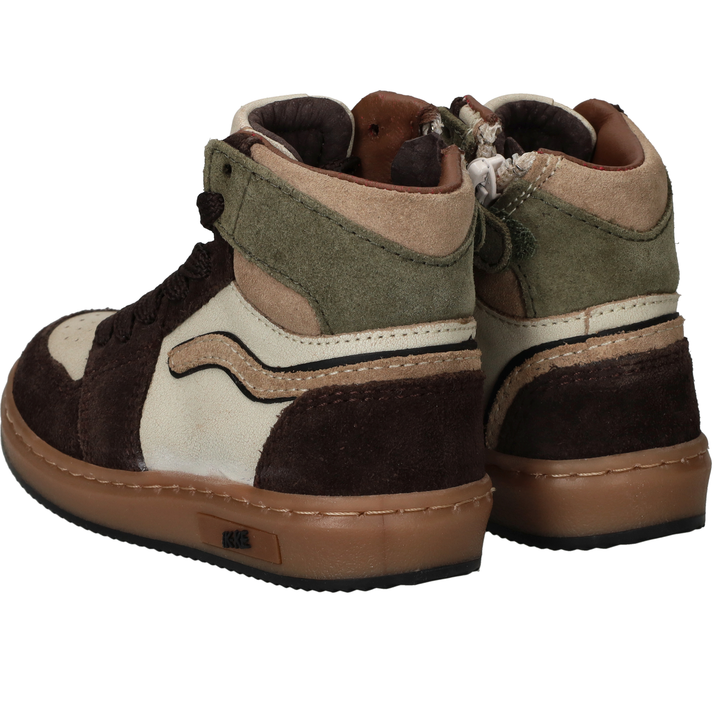 IK-KE Veterschoenen Jongens Bruin – foto 2