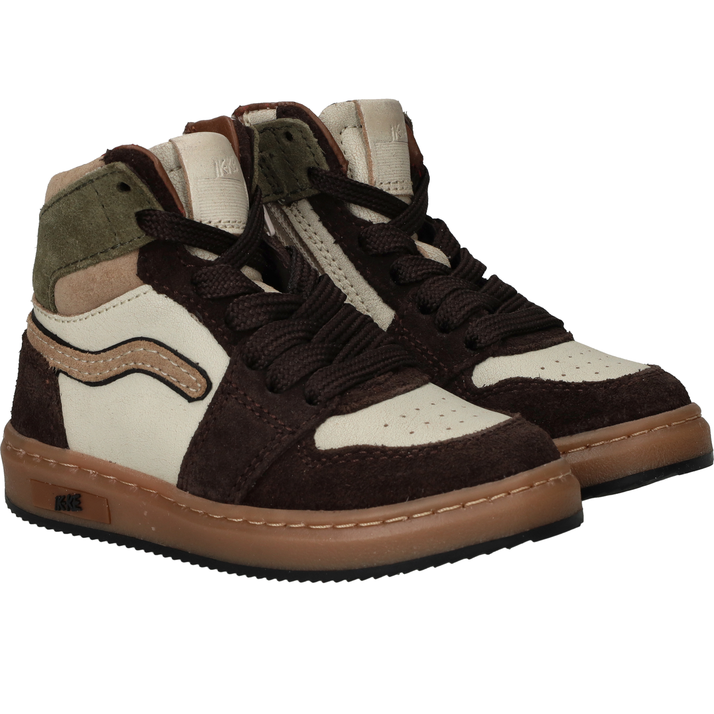 IK-KE Veterschoenen Jongens Bruin