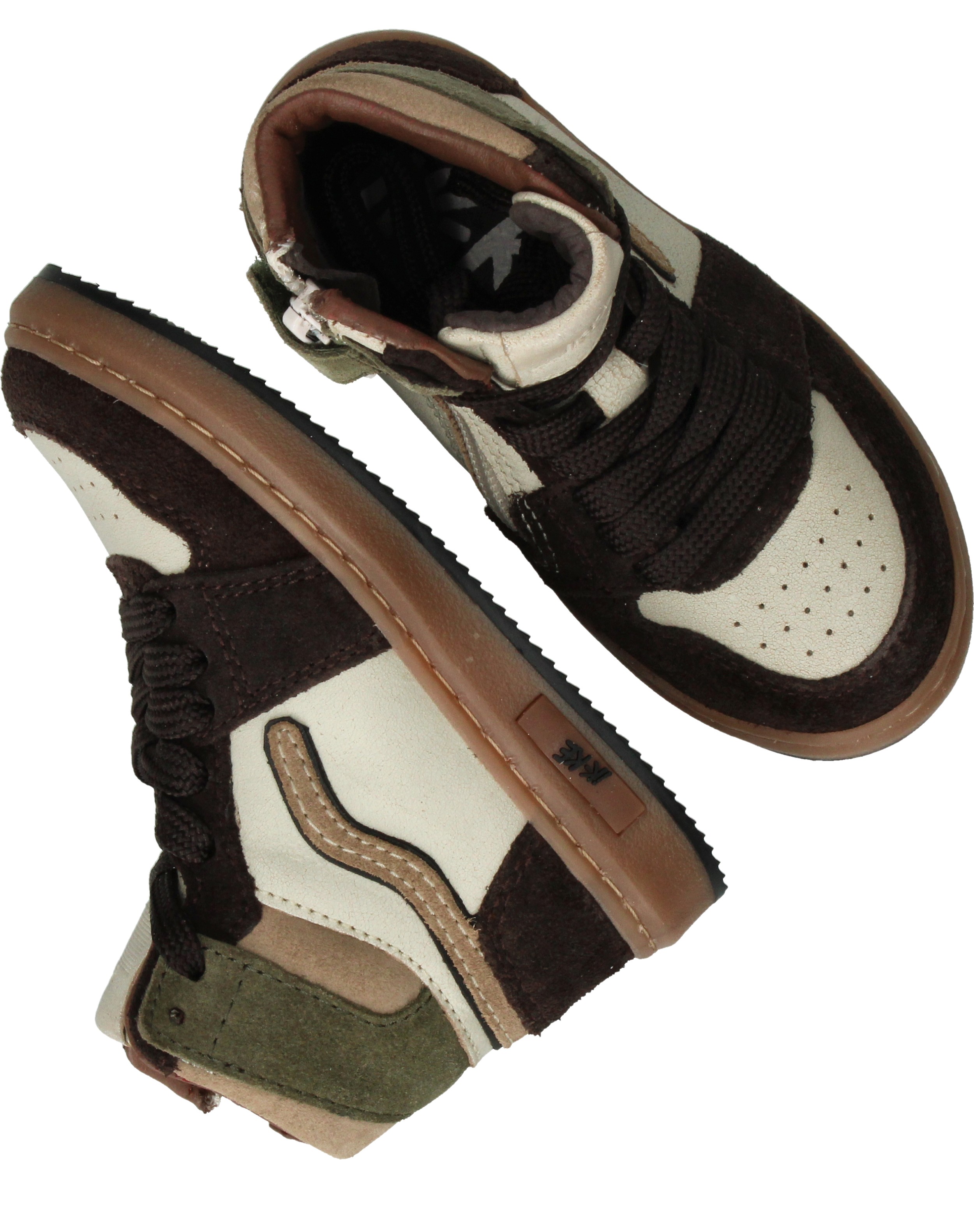 IK-KE Veterschoenen Jongens Bruin – foto 3
