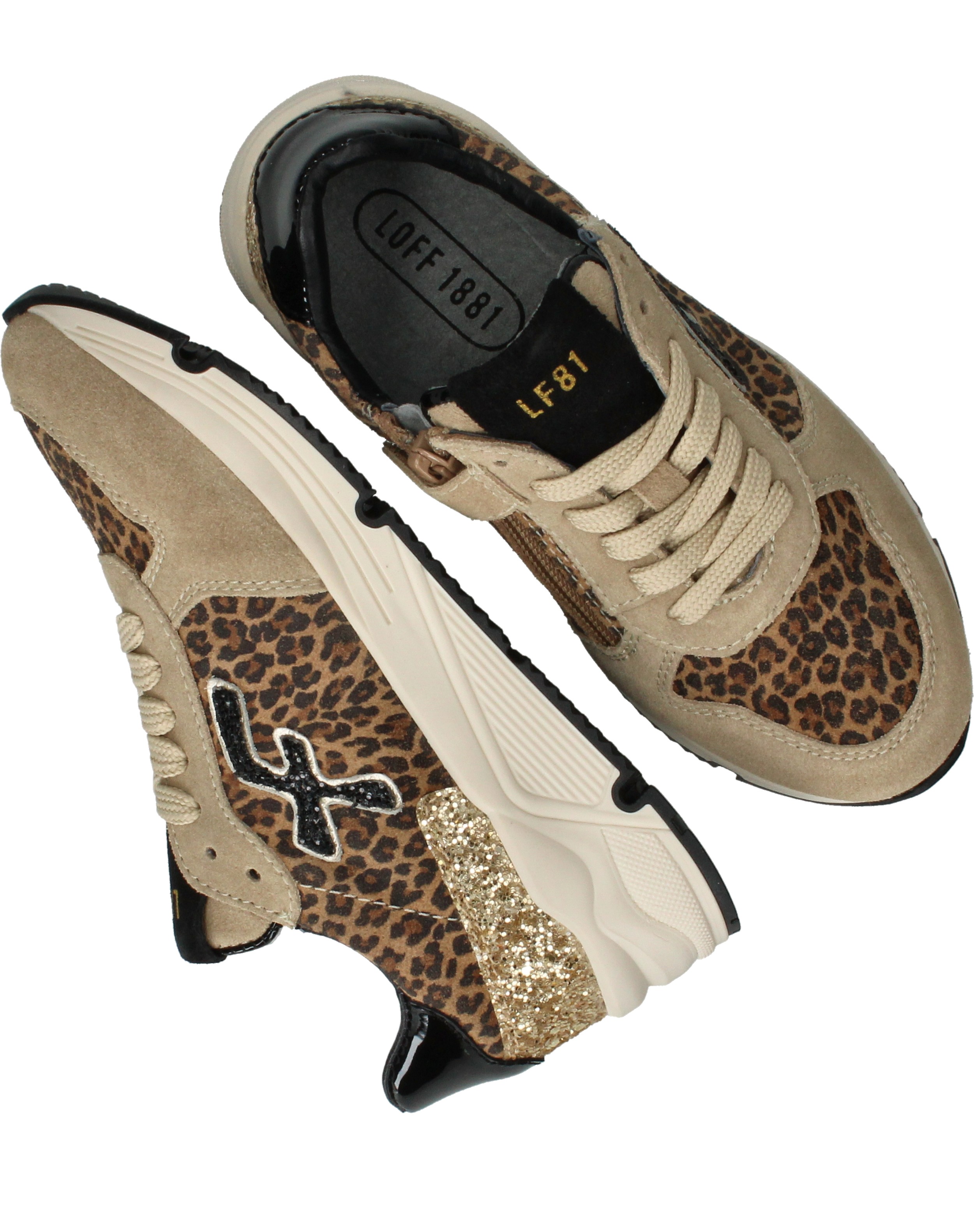 LOFF 1881 Sneakers Meisjes Beige – foto 3