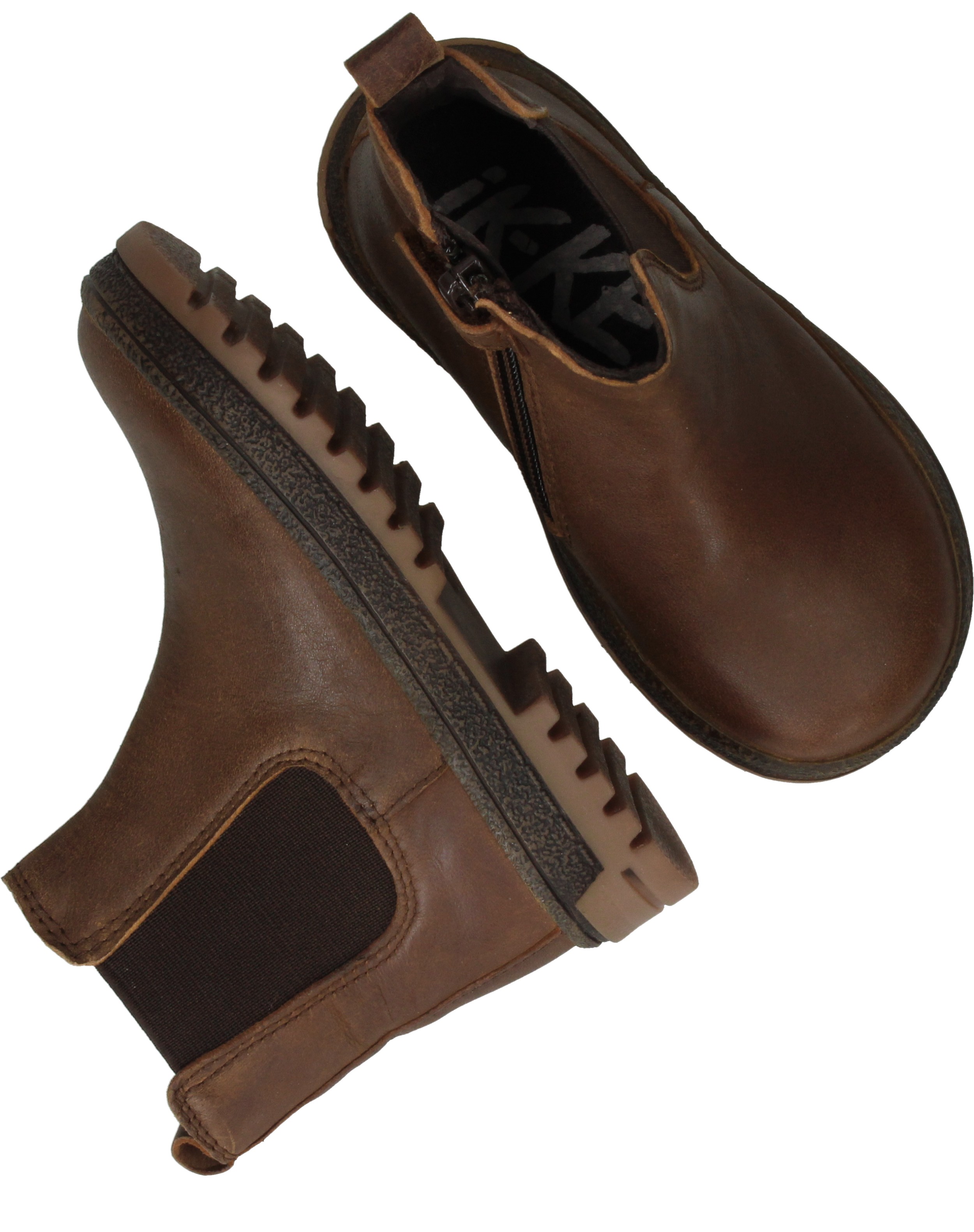 IK-KE Chelseaboots Meisjes Bruin – foto 3