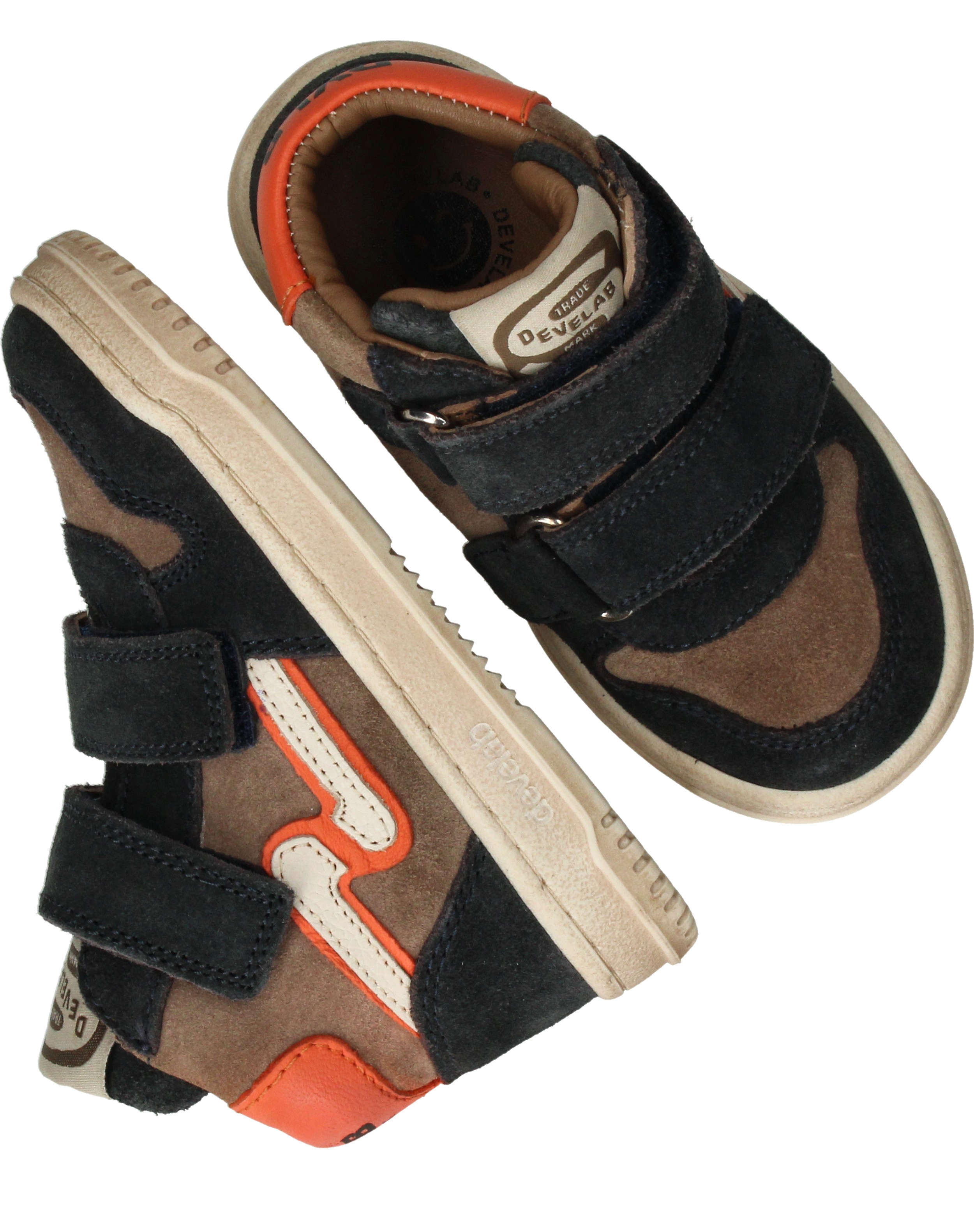 Develab Sneakers Jongens Bruin – foto 3