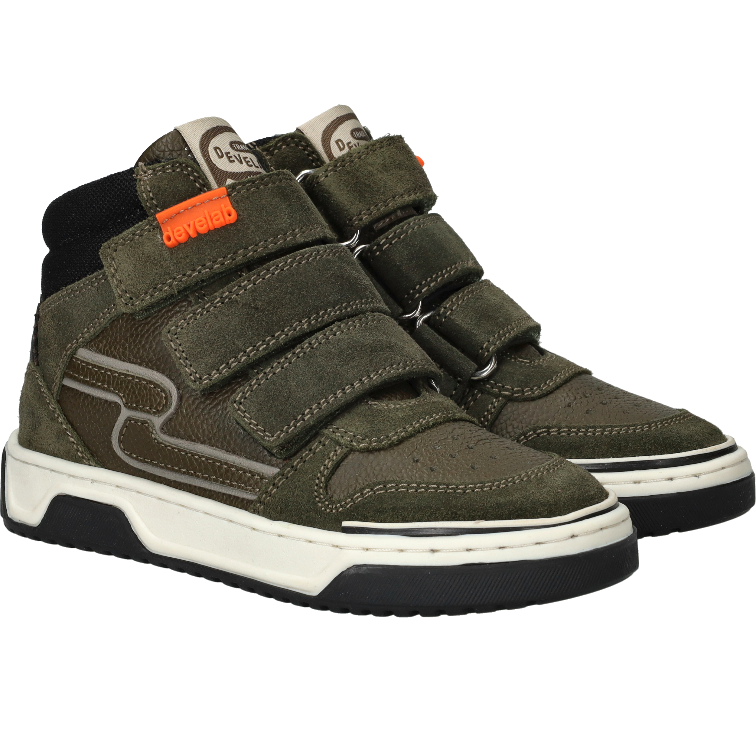 Develab  Jongens Groen schoenen