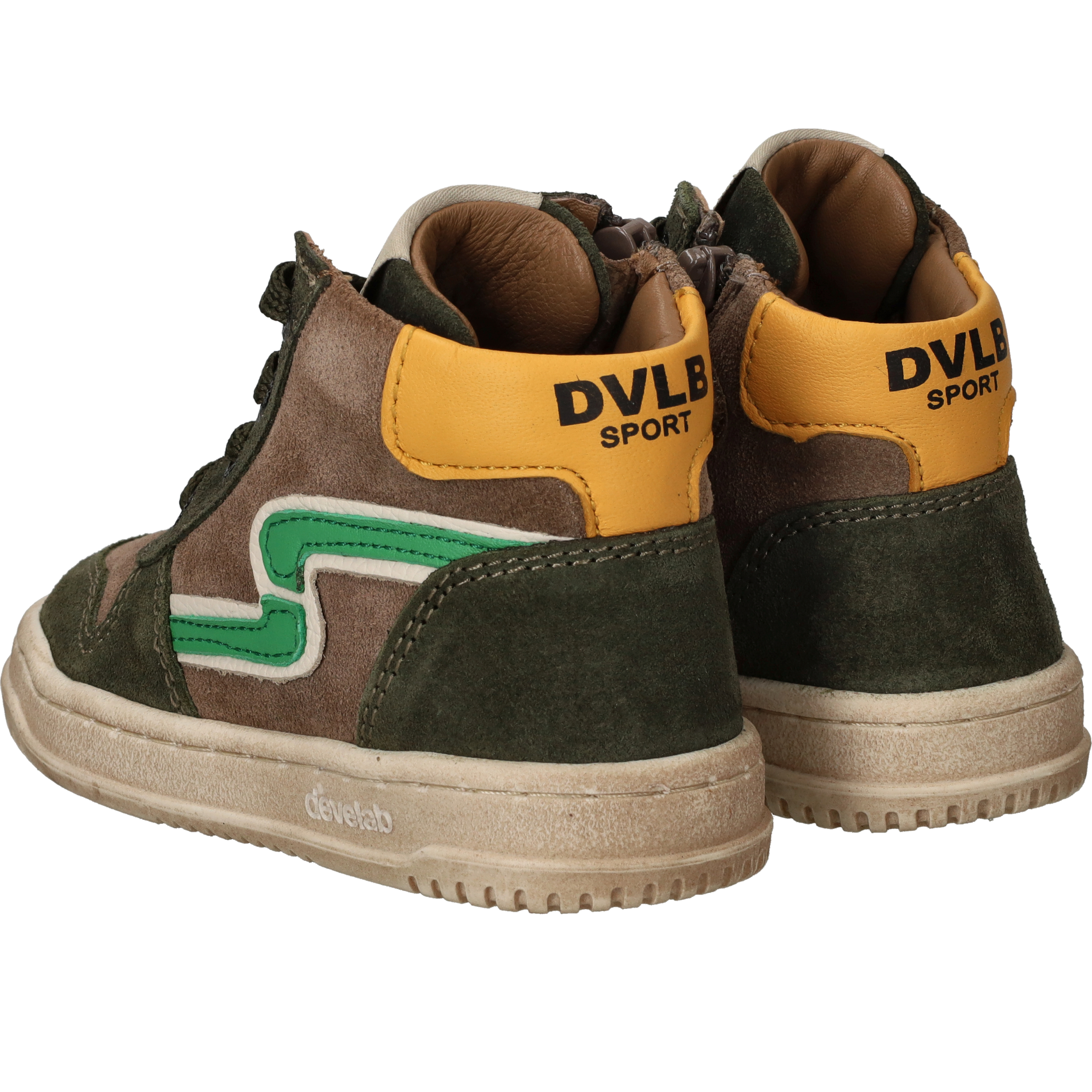 Develab Sneakers Jongens Bruin – foto 2