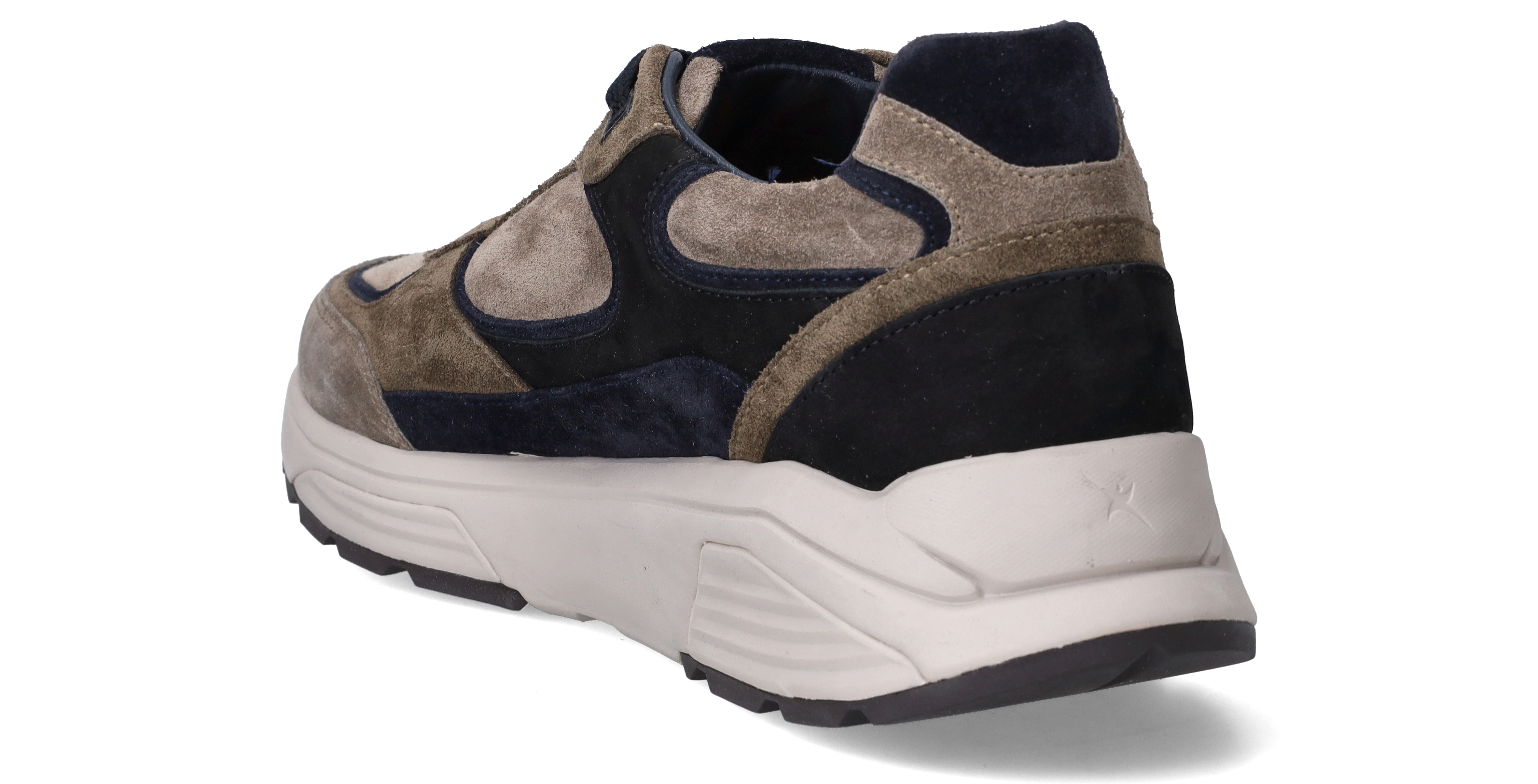 Xsensible Manhattan Stretchwalker Sneakers Taupe Heren | Durlinger.com