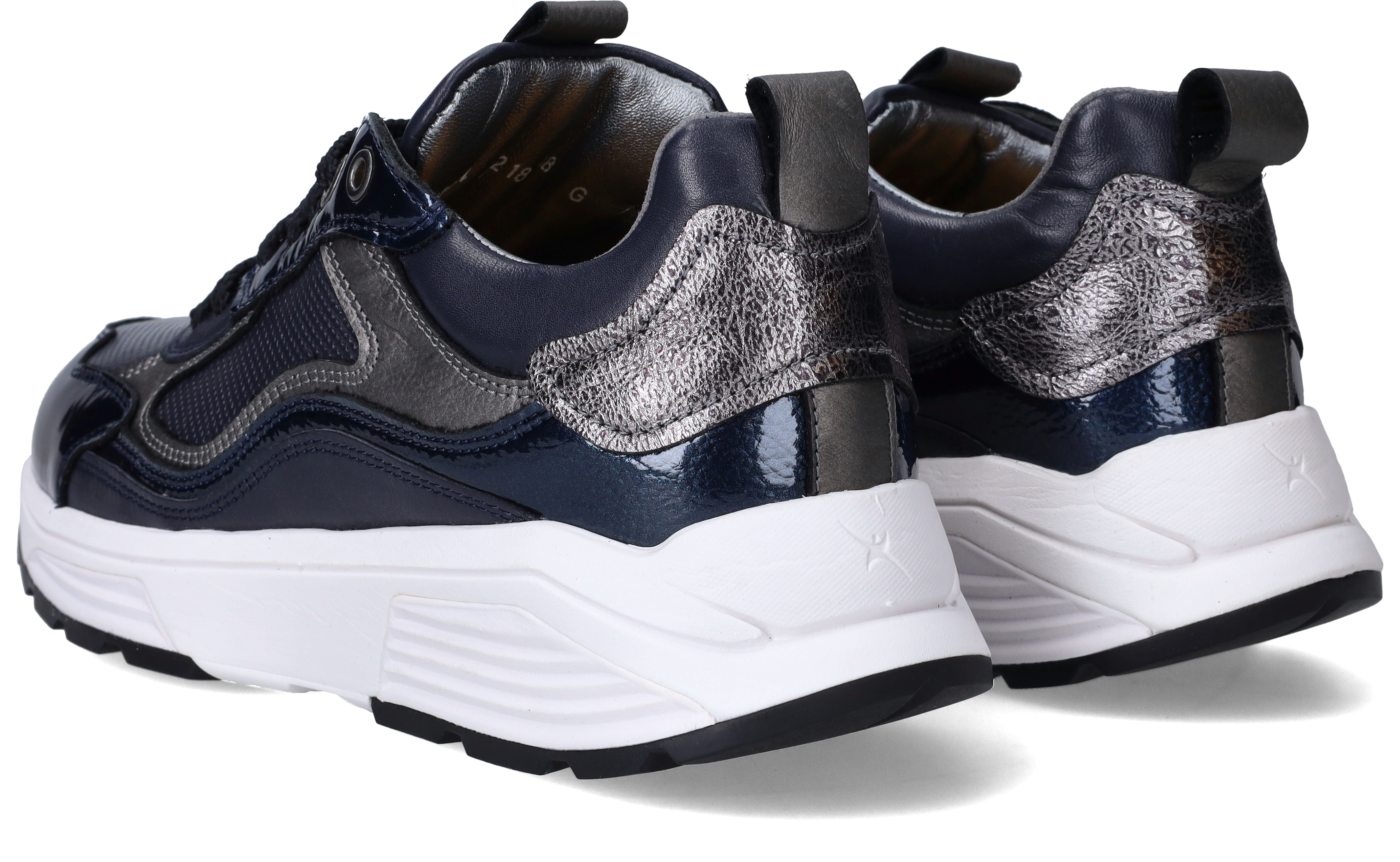 Xsensible Milau Stretchwalker Sneakers Dames Blauw, sneaker voor dames – foto 3