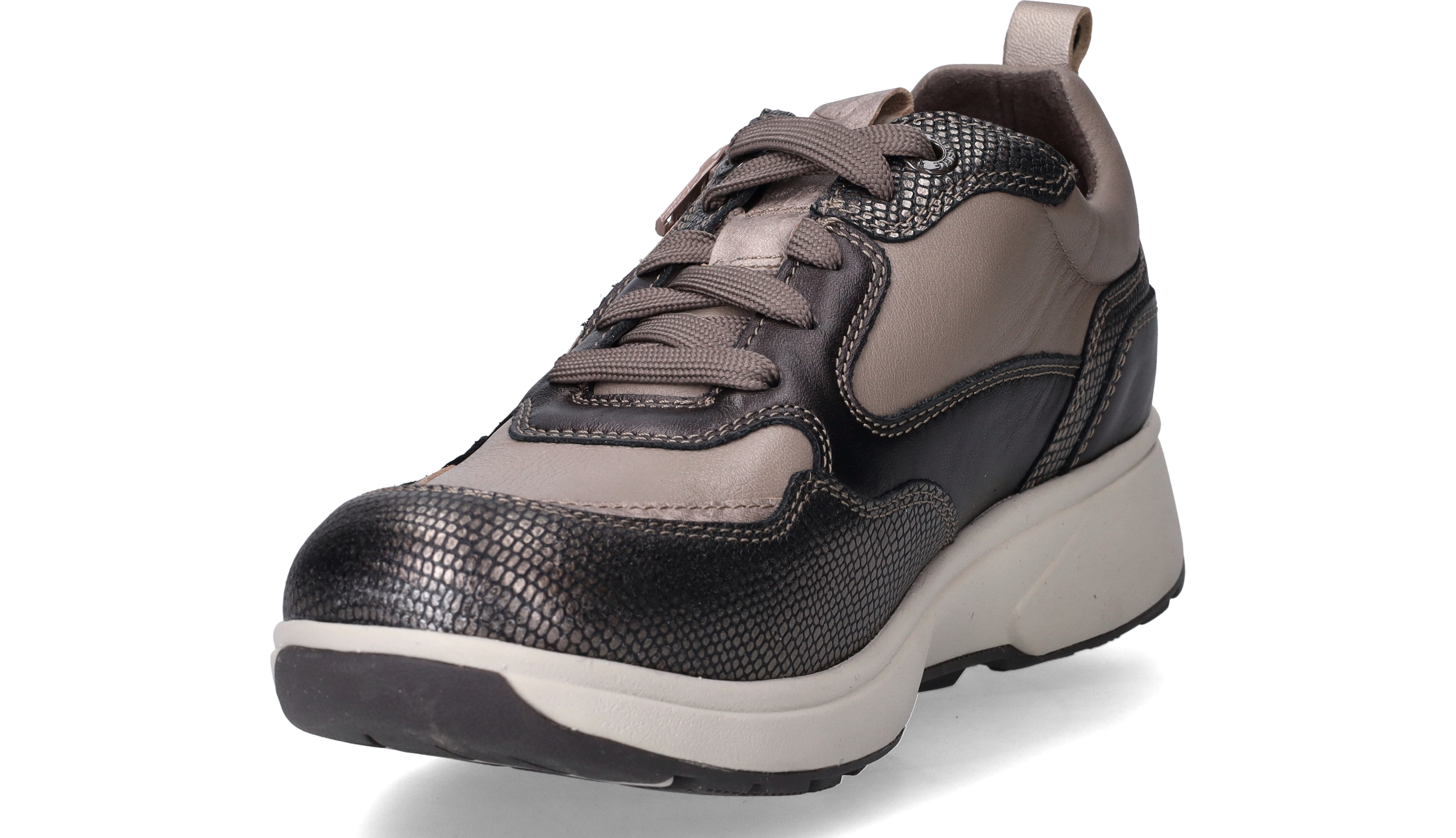 Xsensible Grenoble Stretchwalker Sneakers Bruin Dames | Durlinger.com