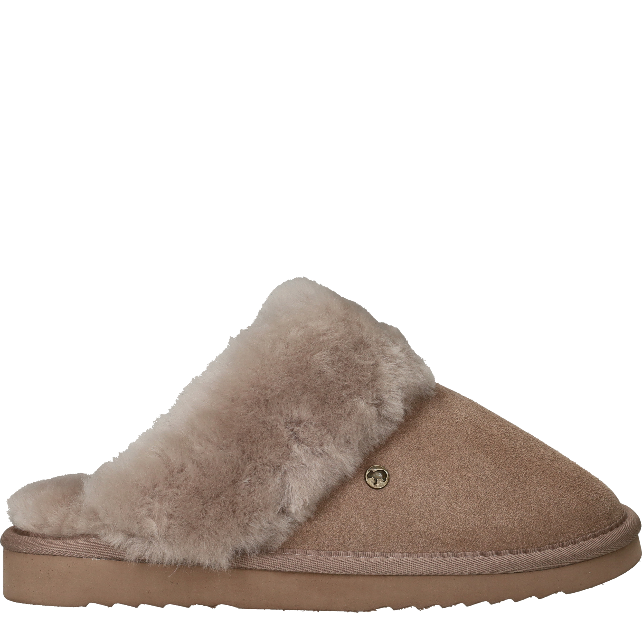 Warmbat Flurry Pantoffels Dames Taupe