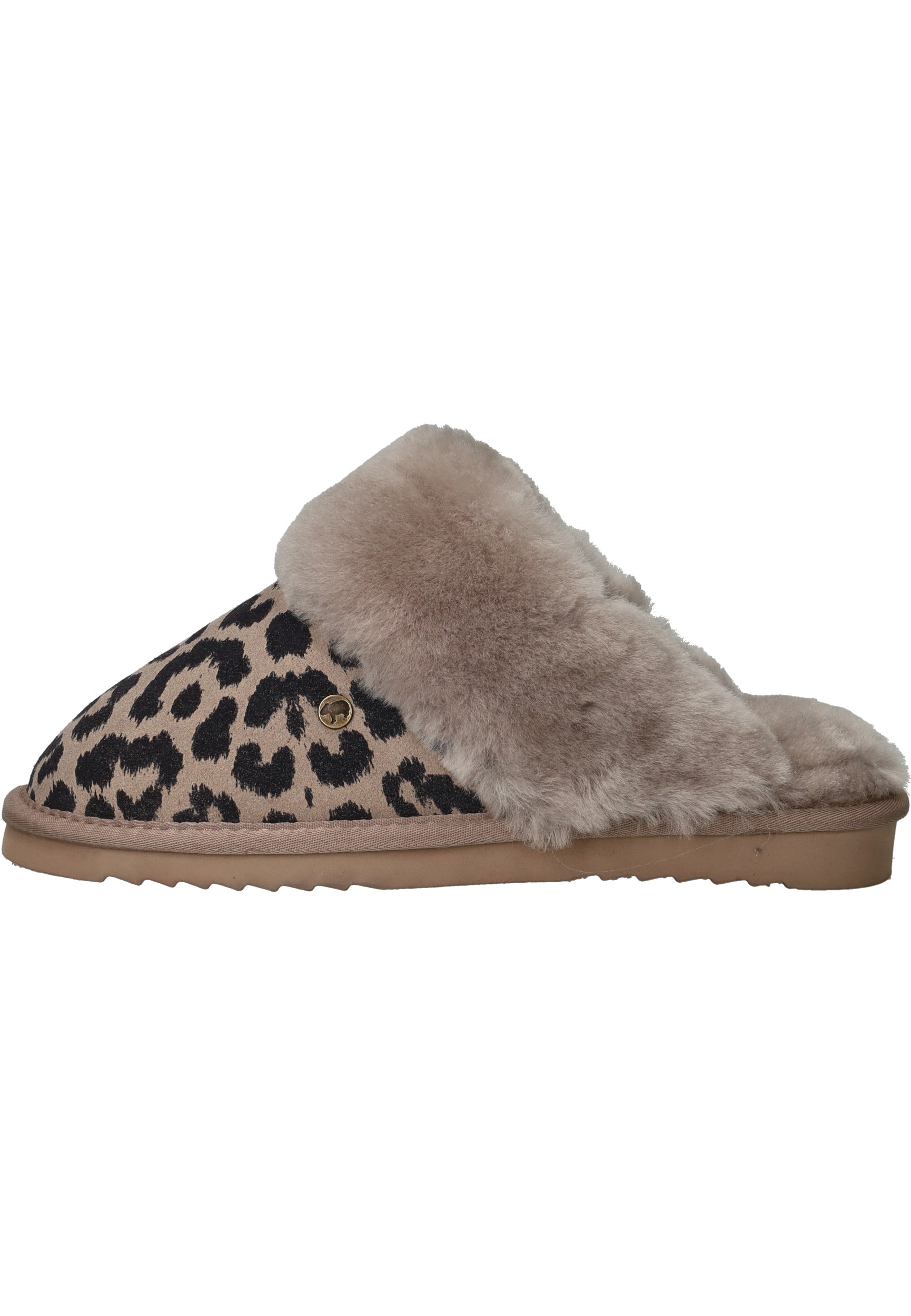 Warmbat Collie Pantoffels - Dames - Taupe