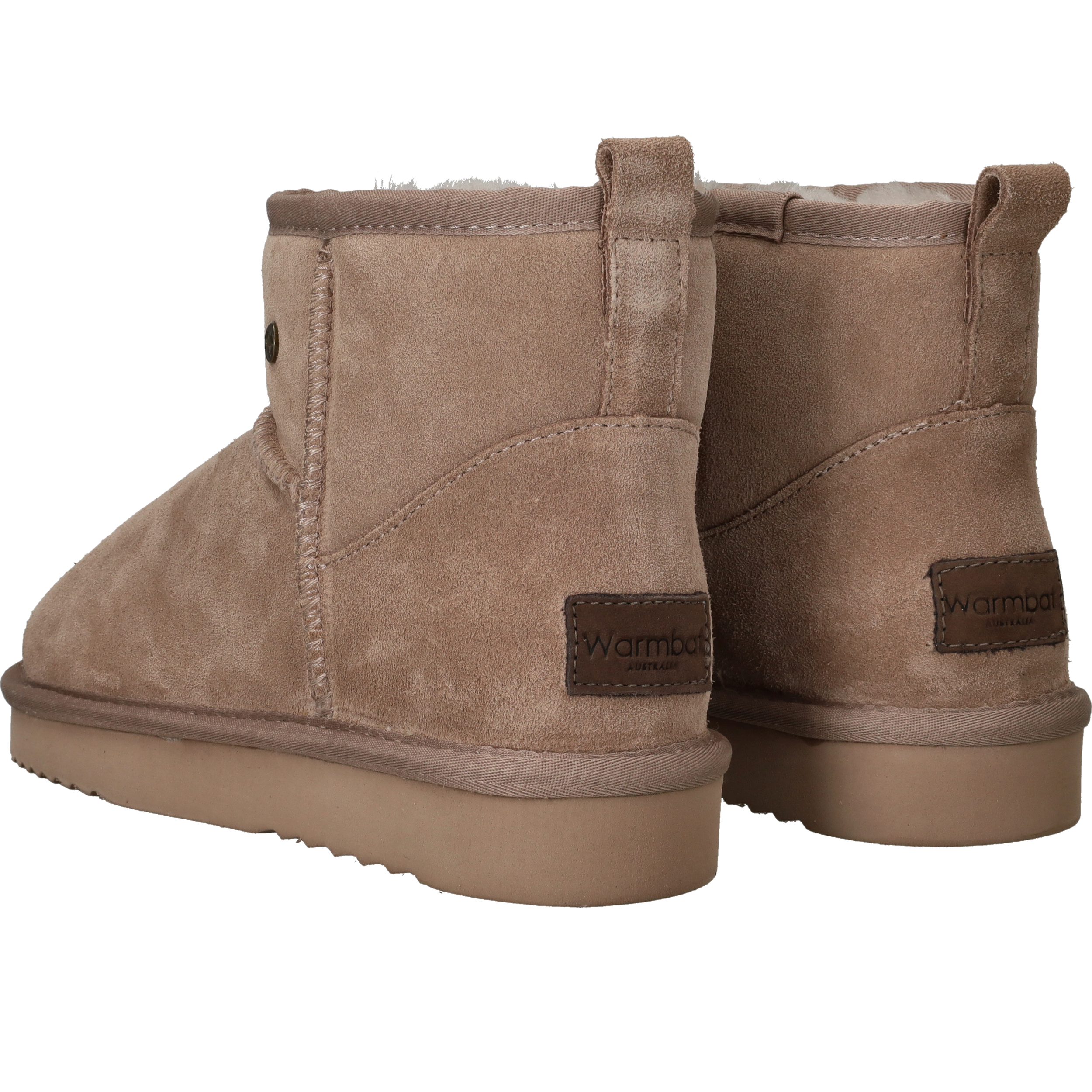 Warmbat Wallaby Boots Dames Taupe, enkellaars voor dames – foto 3