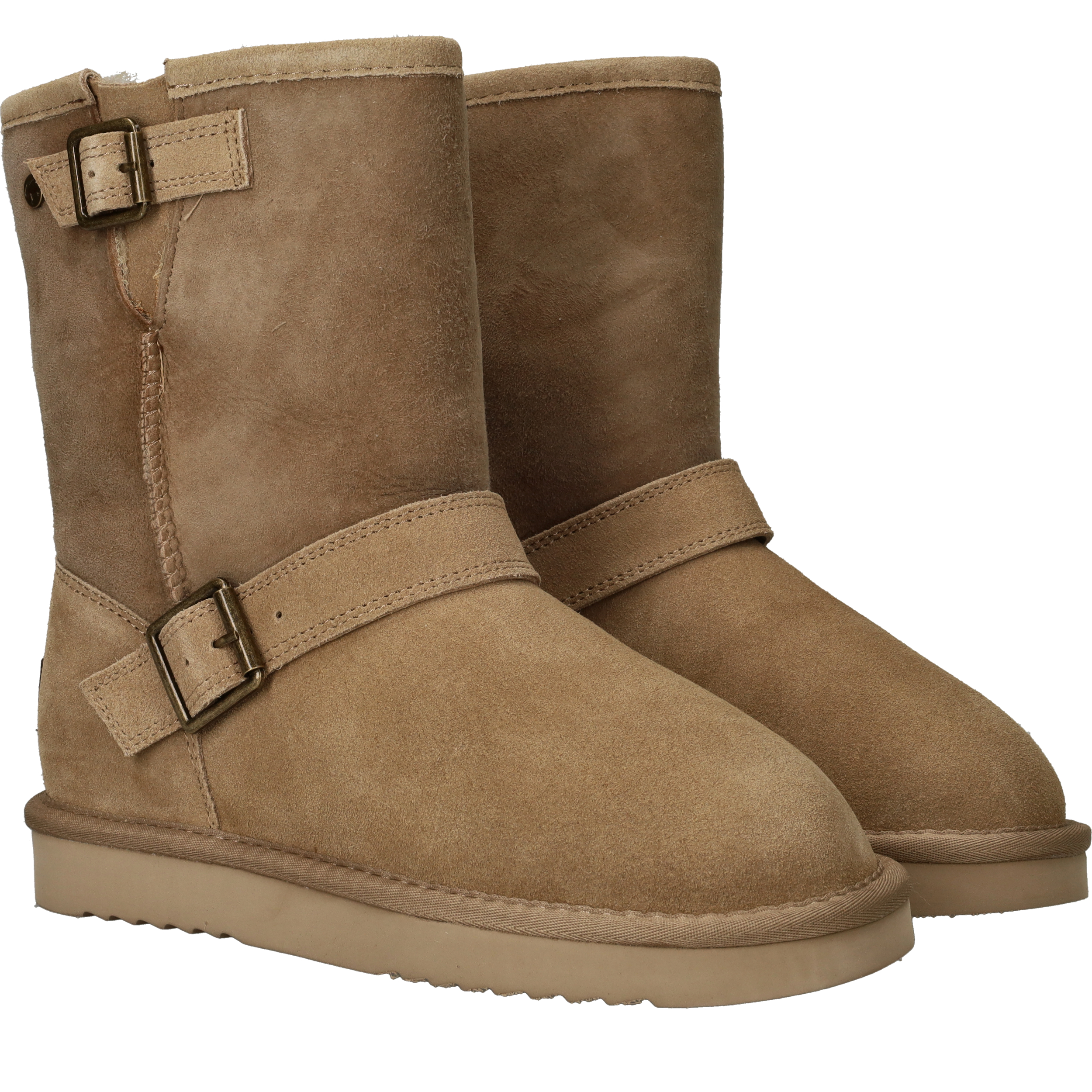 Warmbat Kangaroo Boots Dames Beige, enkellaars voor dames – foto 2