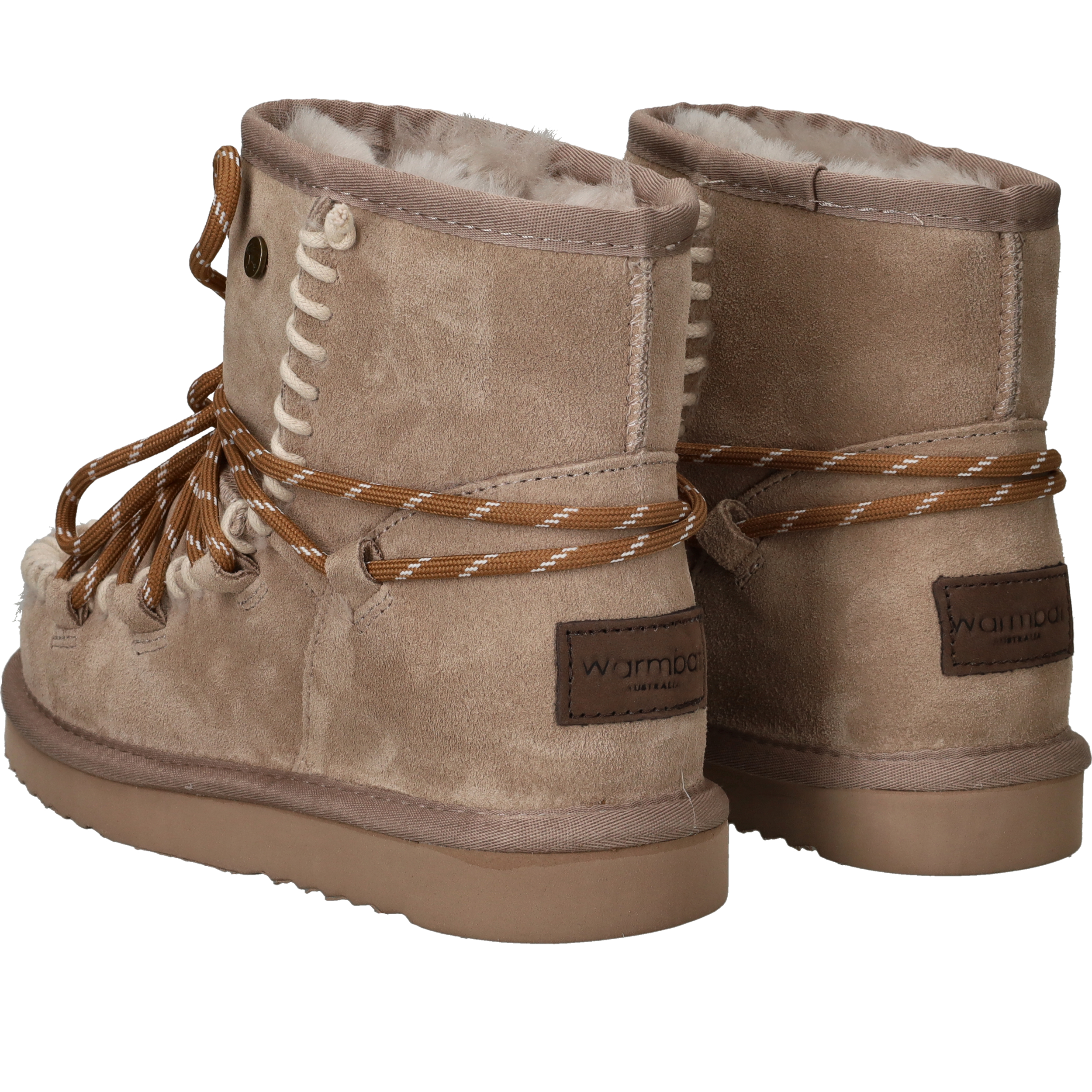 Warmbat Kalbarri Boots Dames Taupe, enkellaars voor dames – foto 3