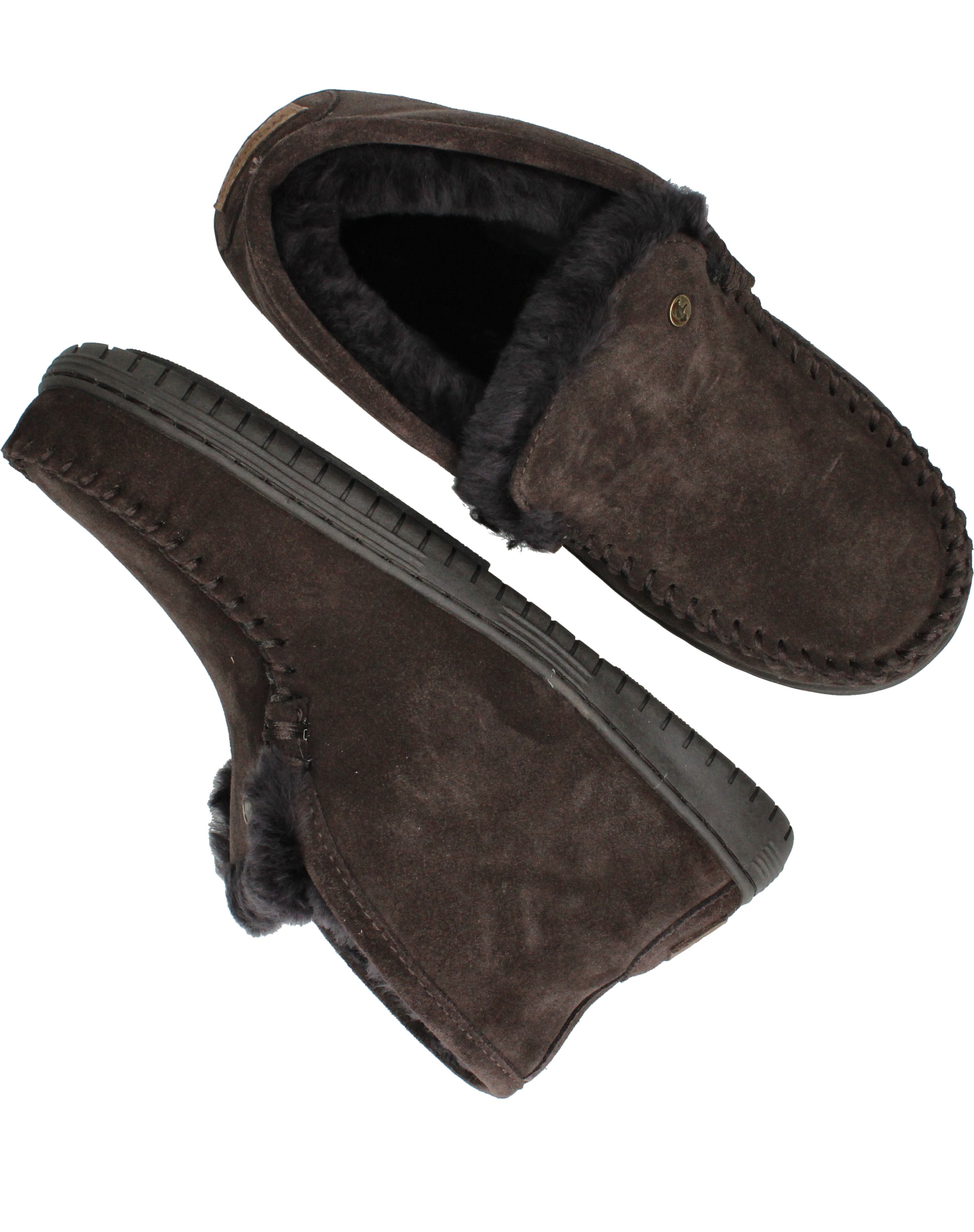 Warmbat Darwino Pantoffels Heren Bruin, pantoffel voor heren – foto 4