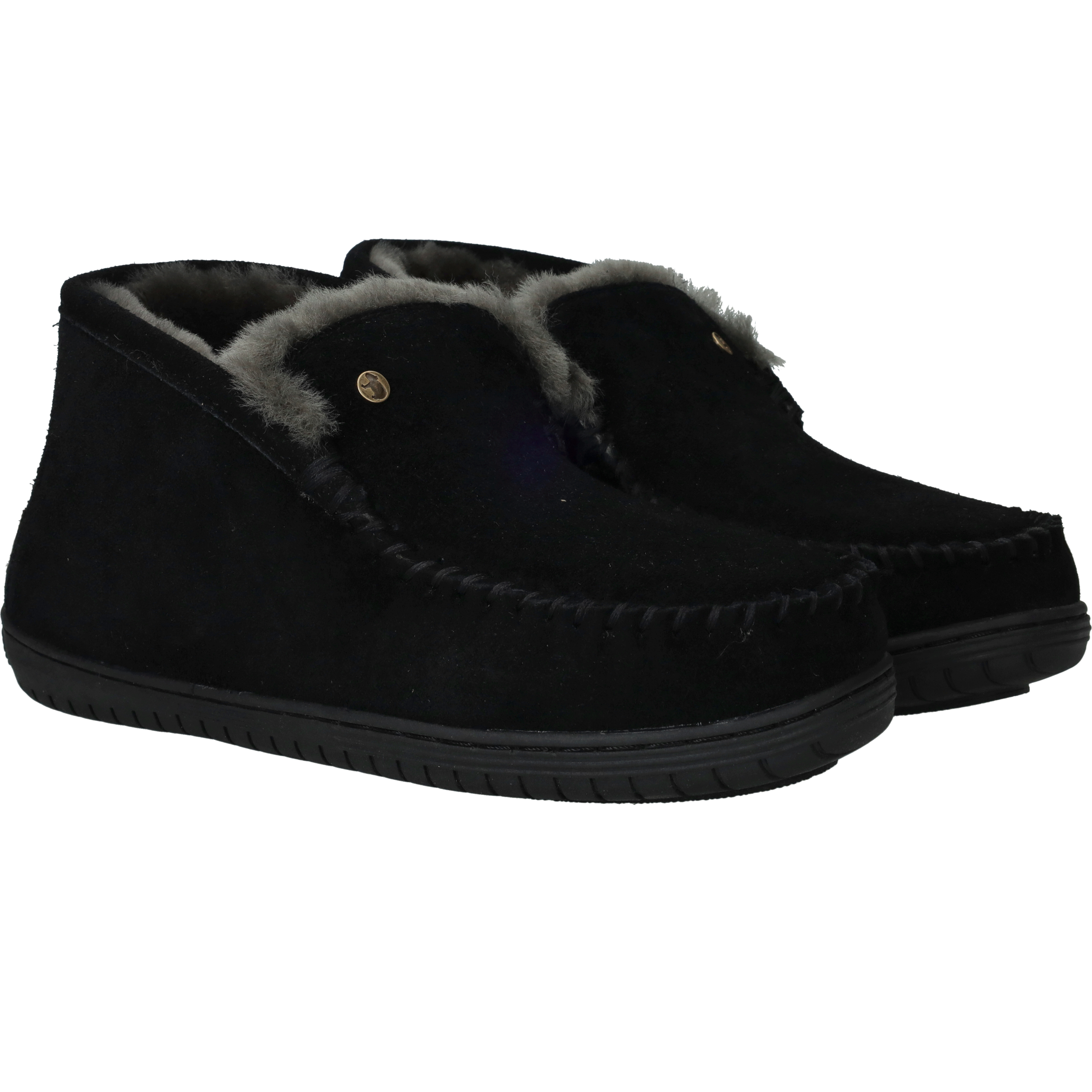 Warmbat Darwino Pantoffels Heren Zwart, pantoffel voor heren – foto 2