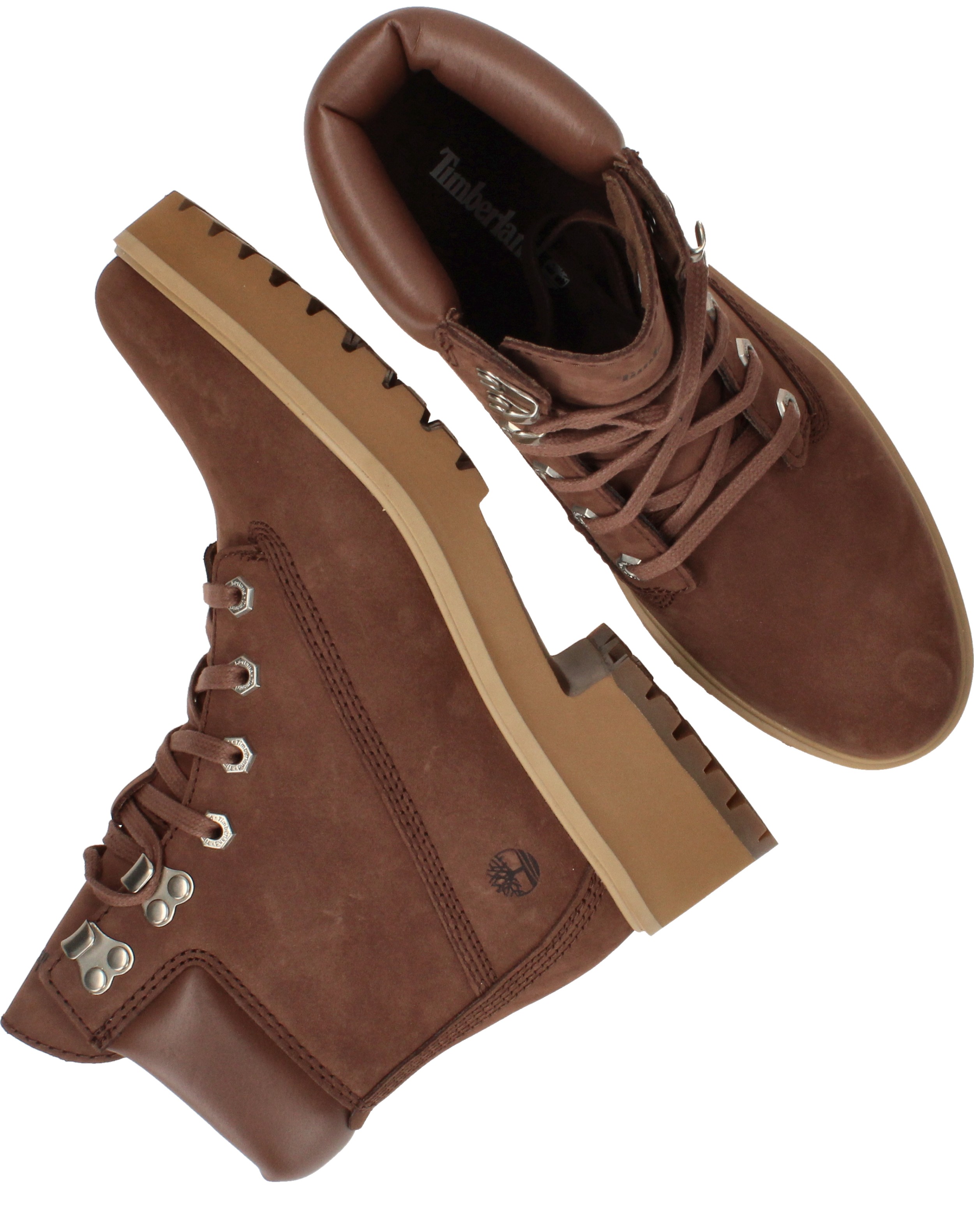 Timberland Carnaby Cool Mid Lace Up Veterboots Bruin, veterboot voor unisex – foto 4