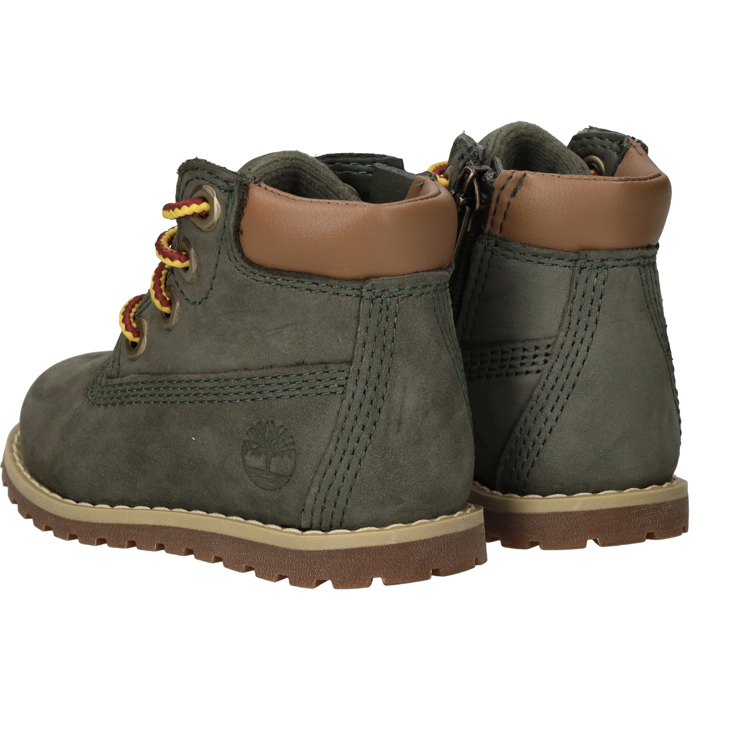 Timberland Pokey Pine Mid Lace Up With Zip Veterboots  Groen – foto 2