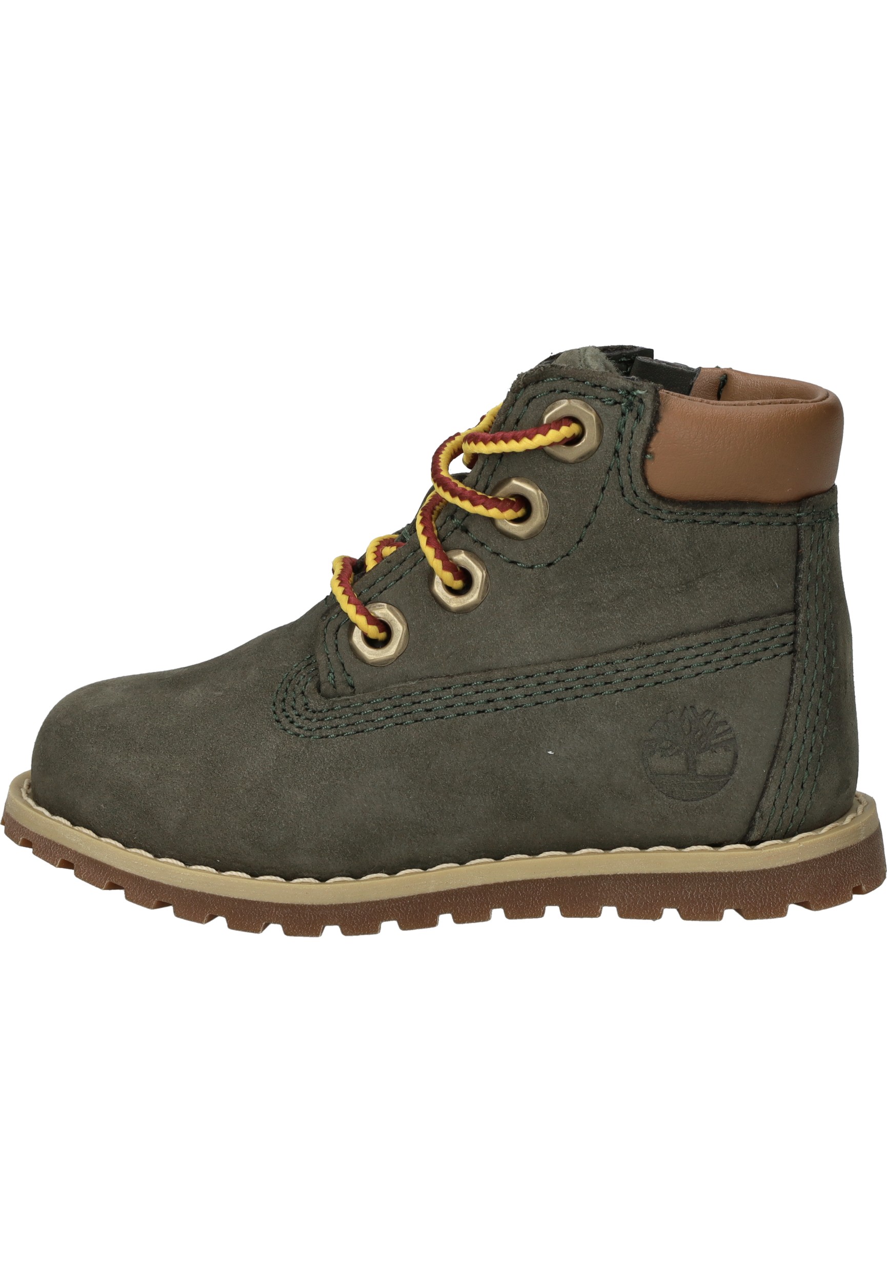 Timberland Pokey Pine Mid Lace Up With Zip Veterboots  Groen – foto 5