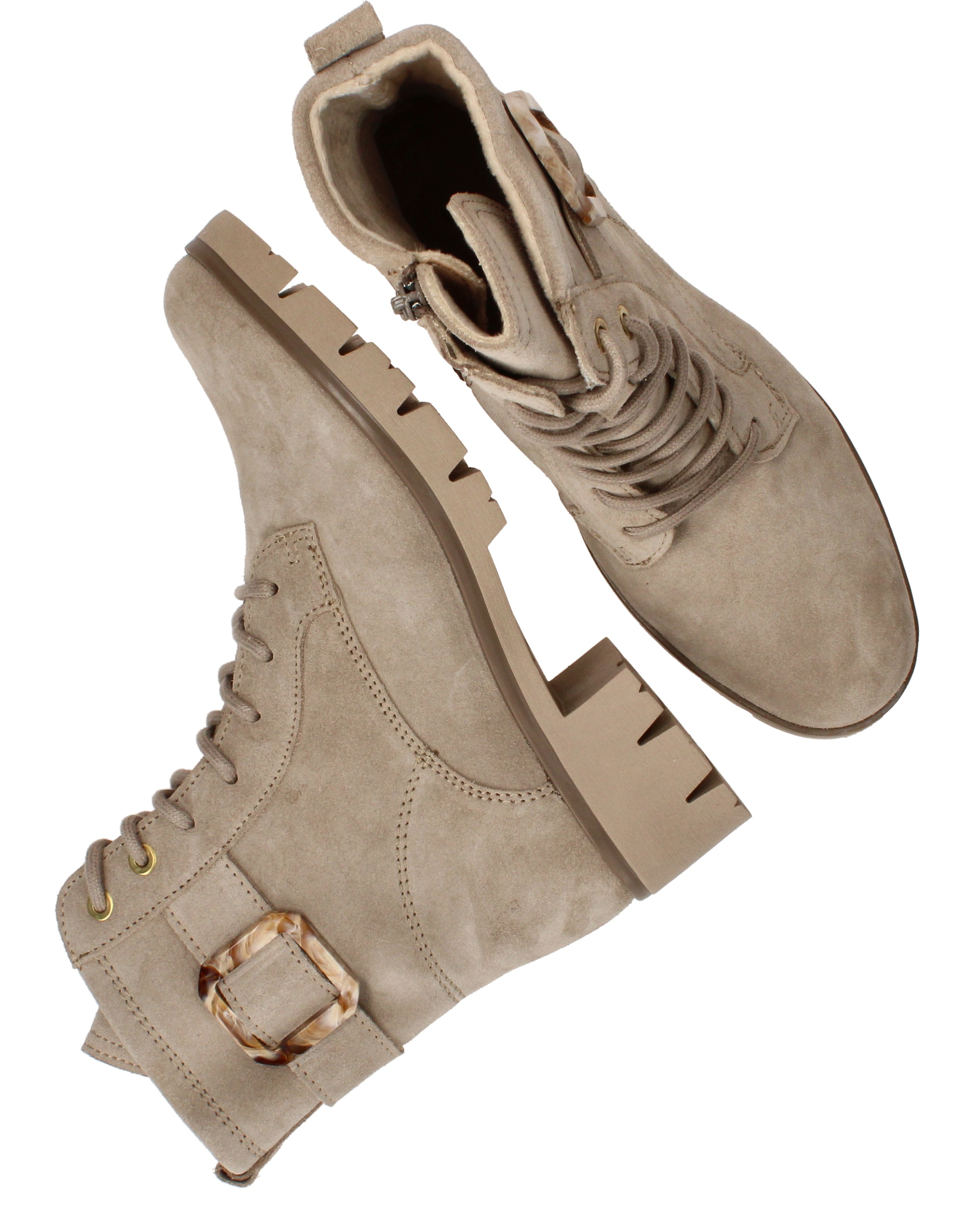 Sens Veterboots Beige, veterboot voor unisex – foto 4