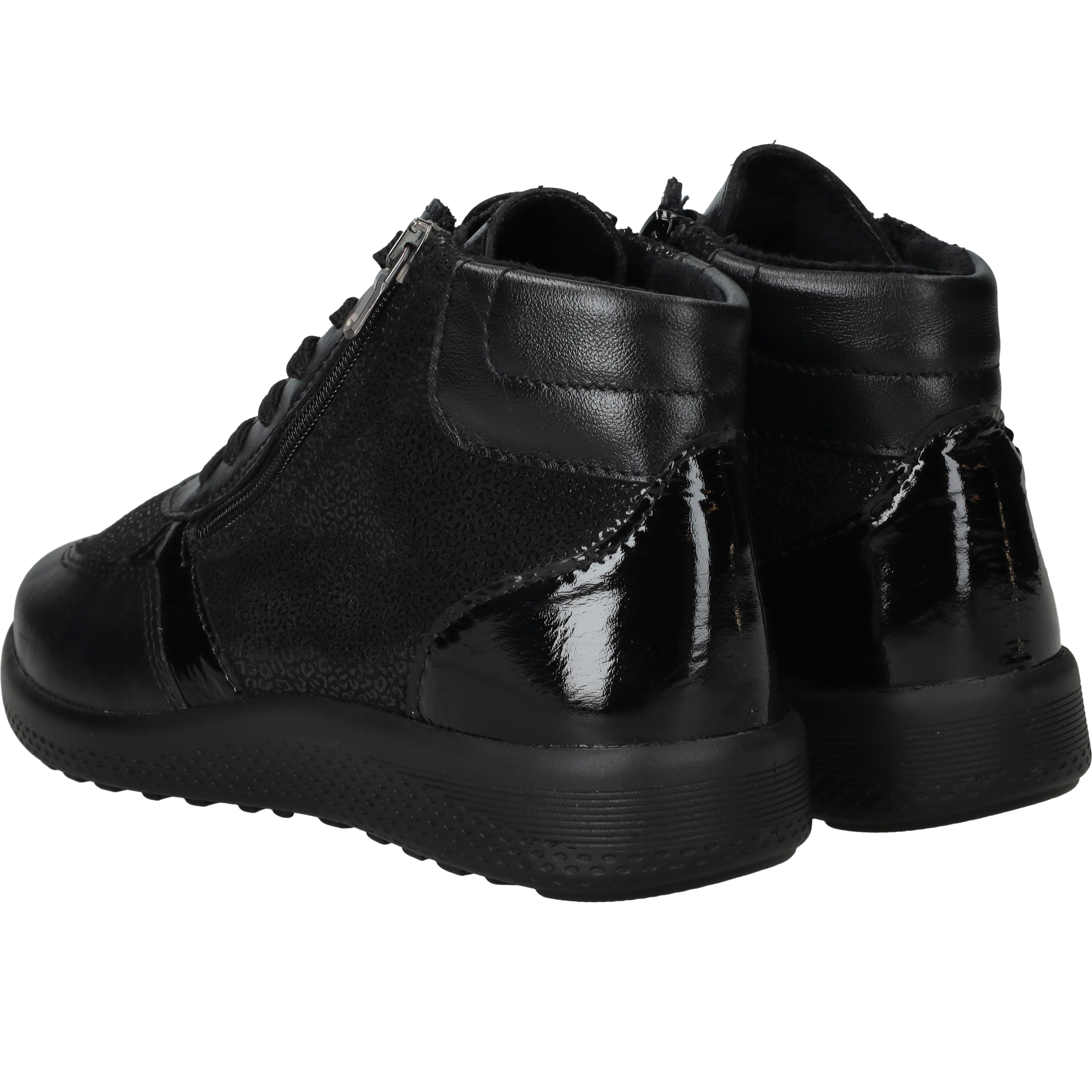 Sens Veterboots Dames Zwart, veterboot voor dames – foto 3