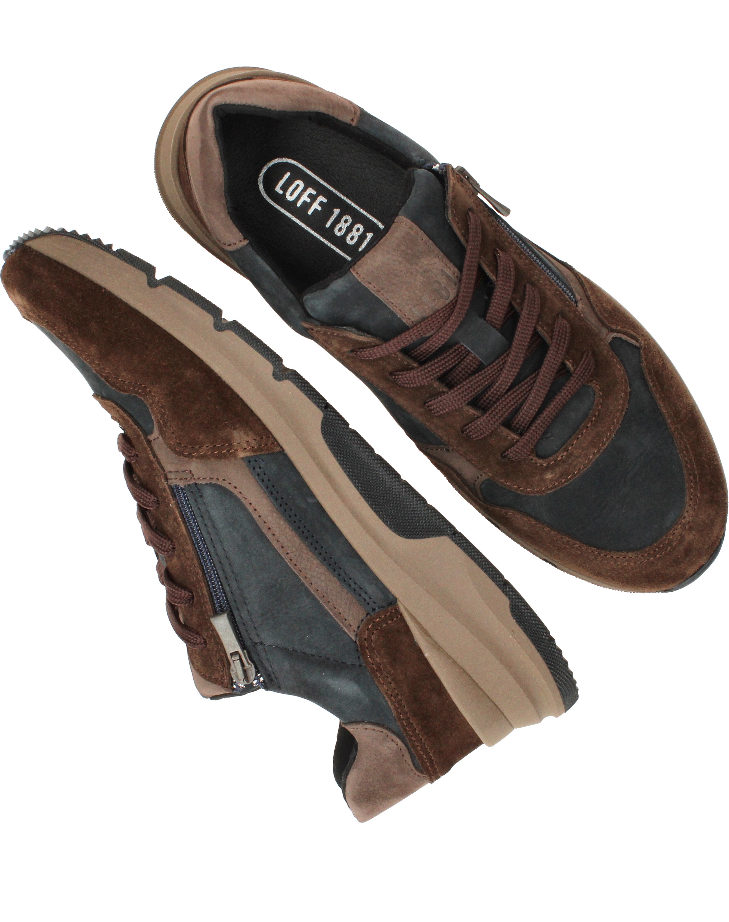 LOFF 1881 Sneakers Bruin, sneaker voor unisex – foto 4