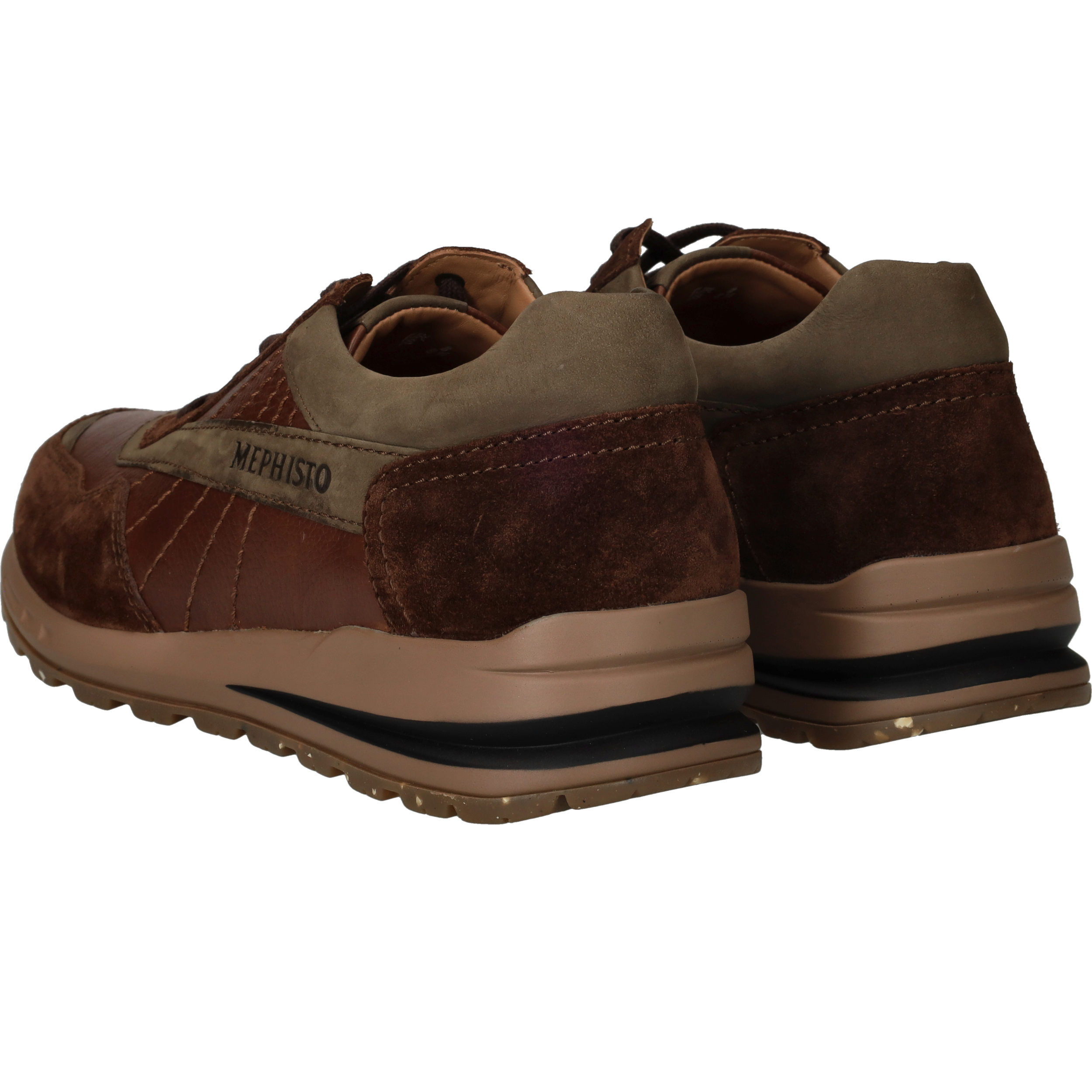 Mephisto Barth Velsport Sneakers Heren Cognac, sneaker voor heren – foto 3