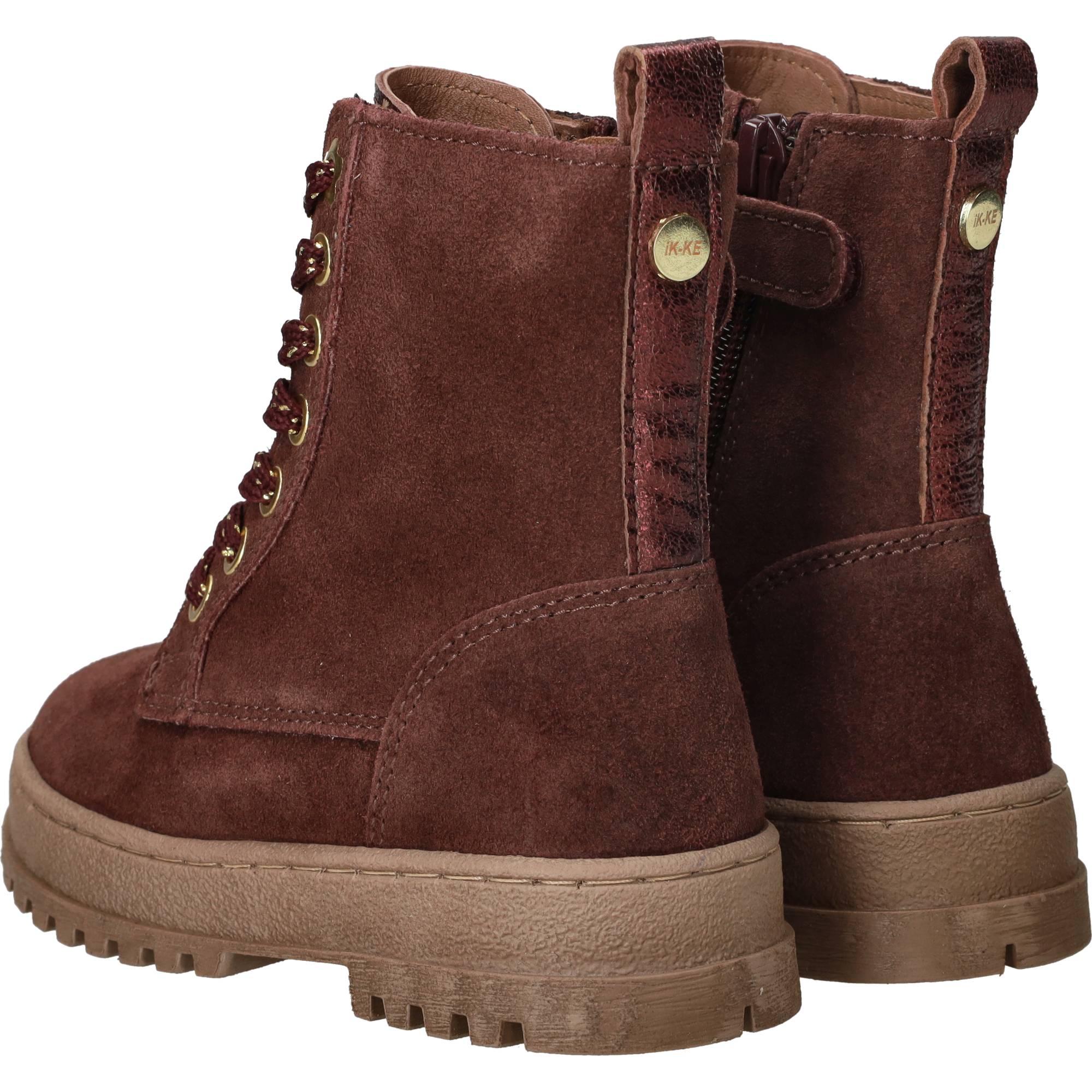 IK-KE Veterboots Meisjes Rood – foto 2