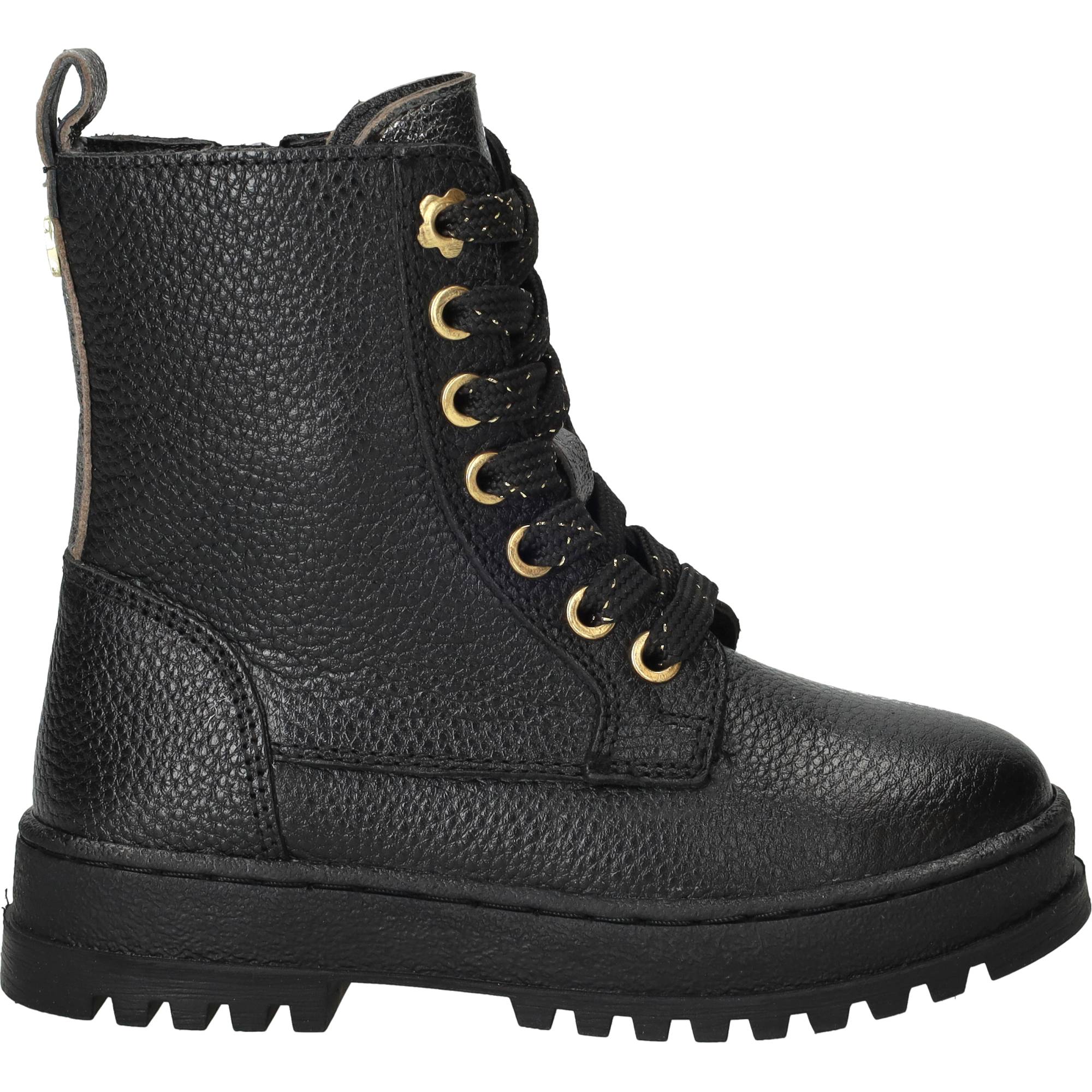 IK-KE Veterboots Meisjes Zwart, veterboot voor meisjes – foto 5