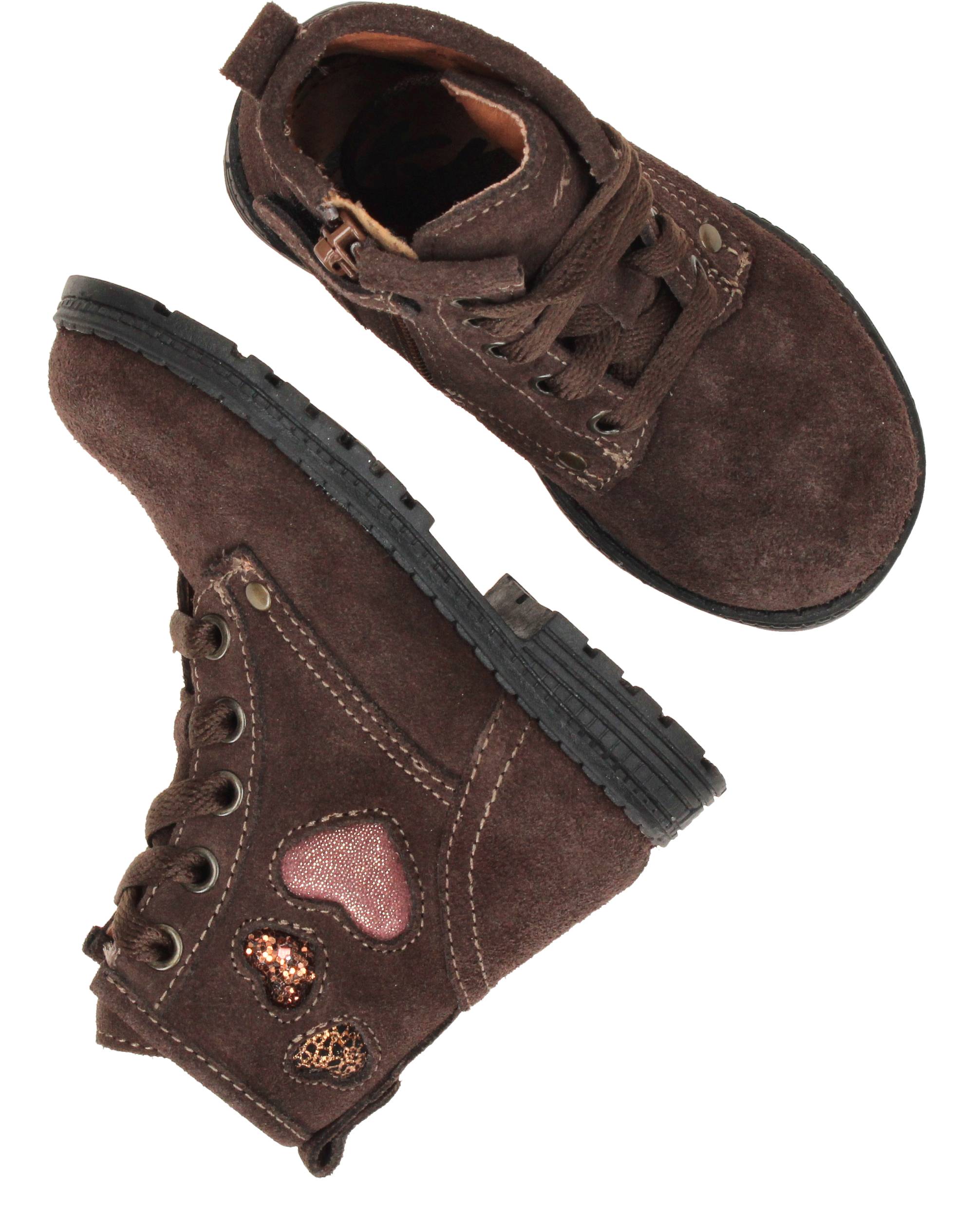 IK-KE Veterboots Meisjes Bruin – foto 3