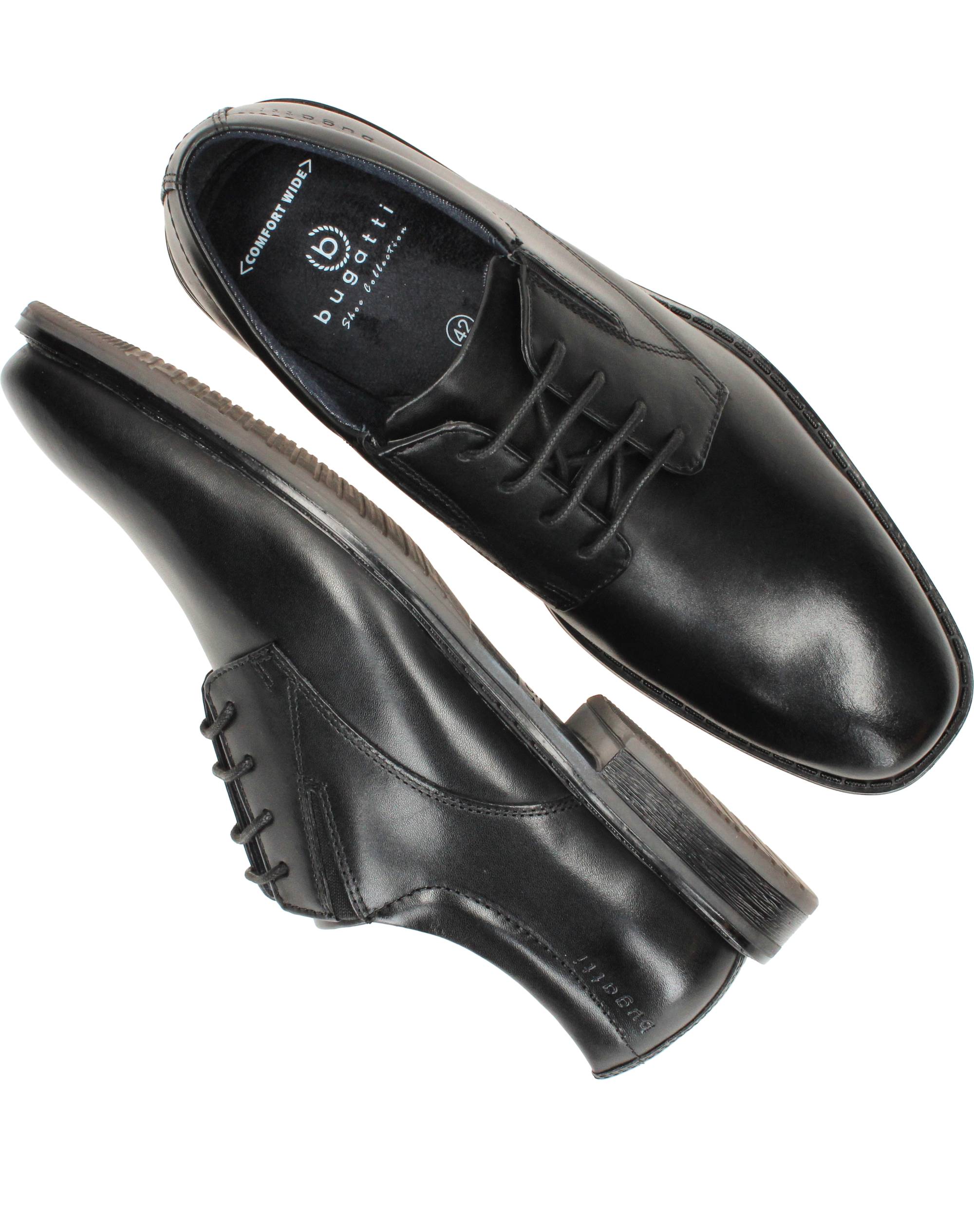 Bugatti Veterschoenen Jongens Zwart, veterschoen voor jongens – foto 4