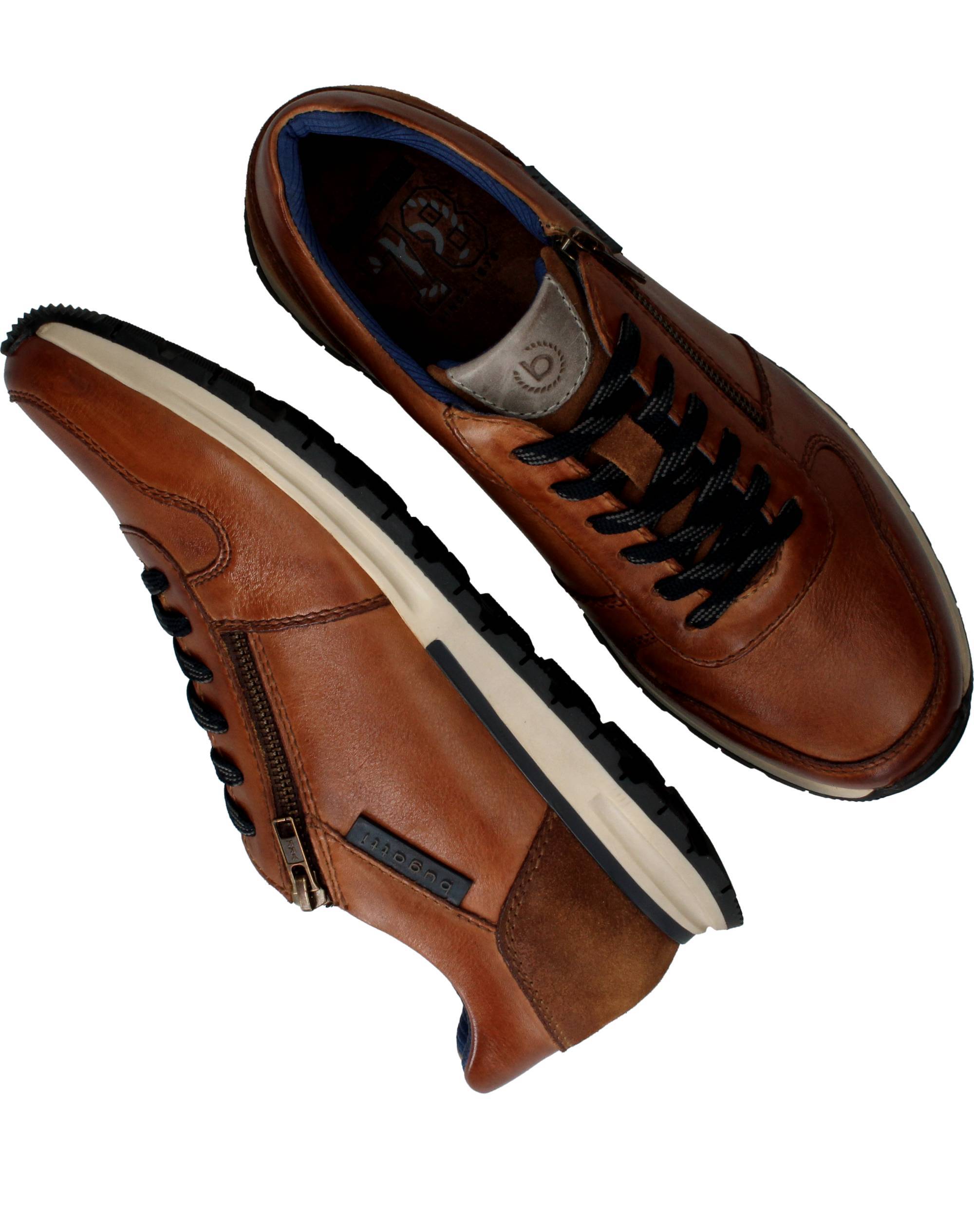Bugatti Sneakers Heren Cognac, sneaker voor heren – foto 8