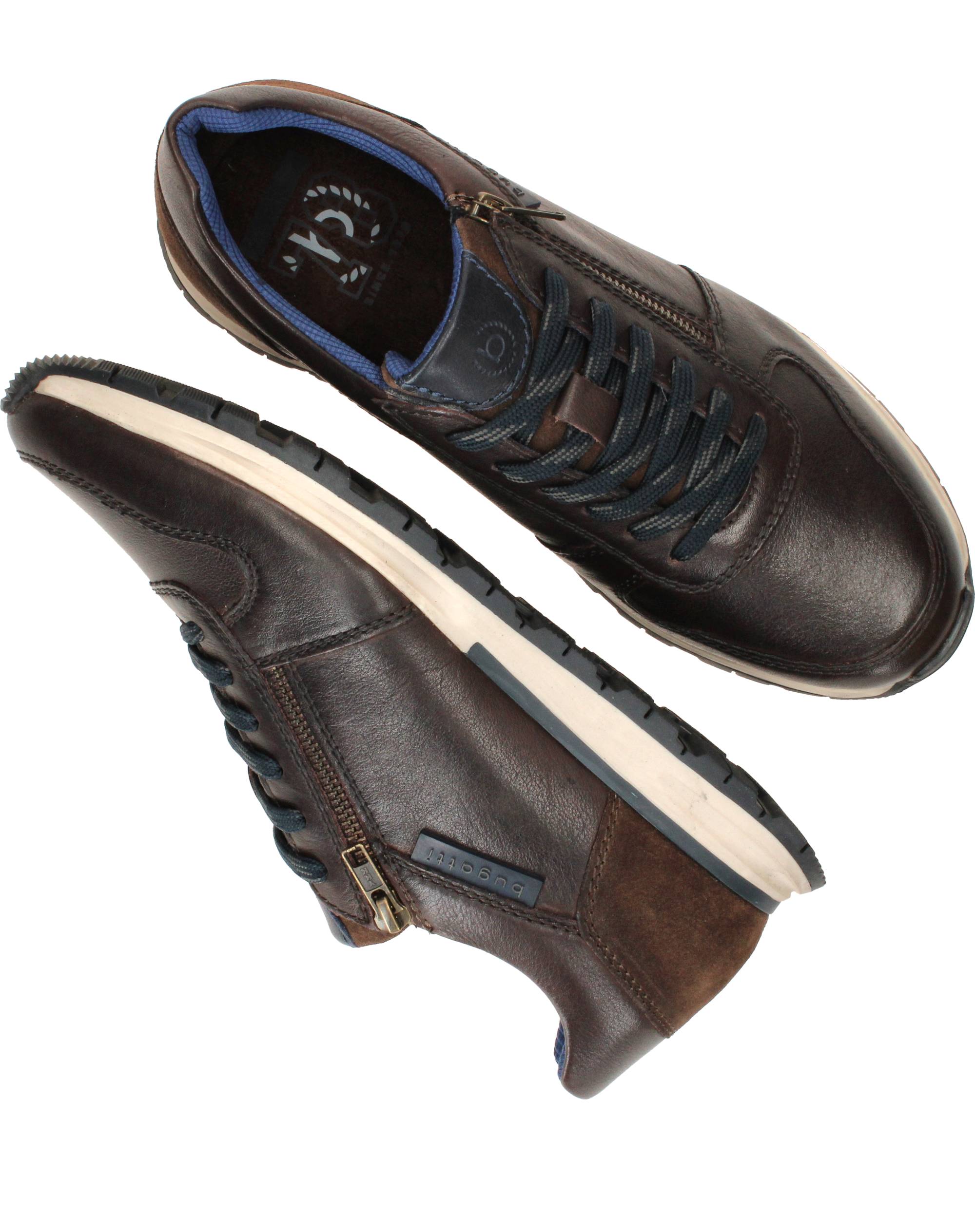 Bugatti Sneakers Jongens Bruin, sneaker voor jongens – foto 4