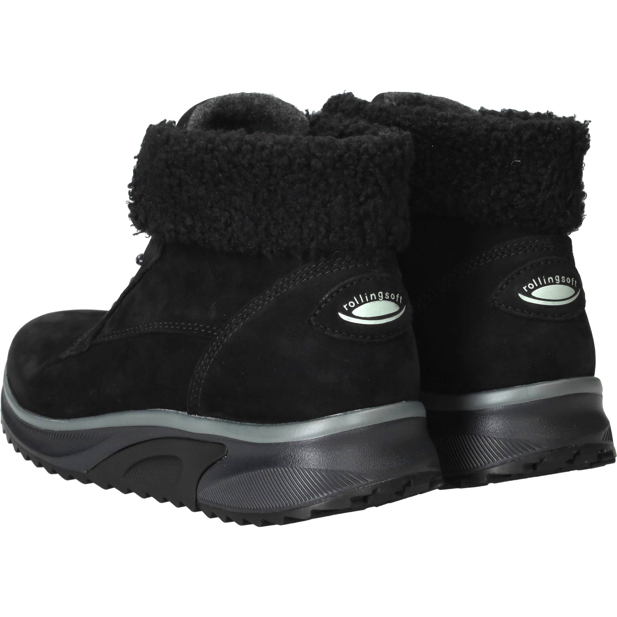 Gabor Rollingsoft Veterboots Dames Zwart, veterboot voor dames – foto 3