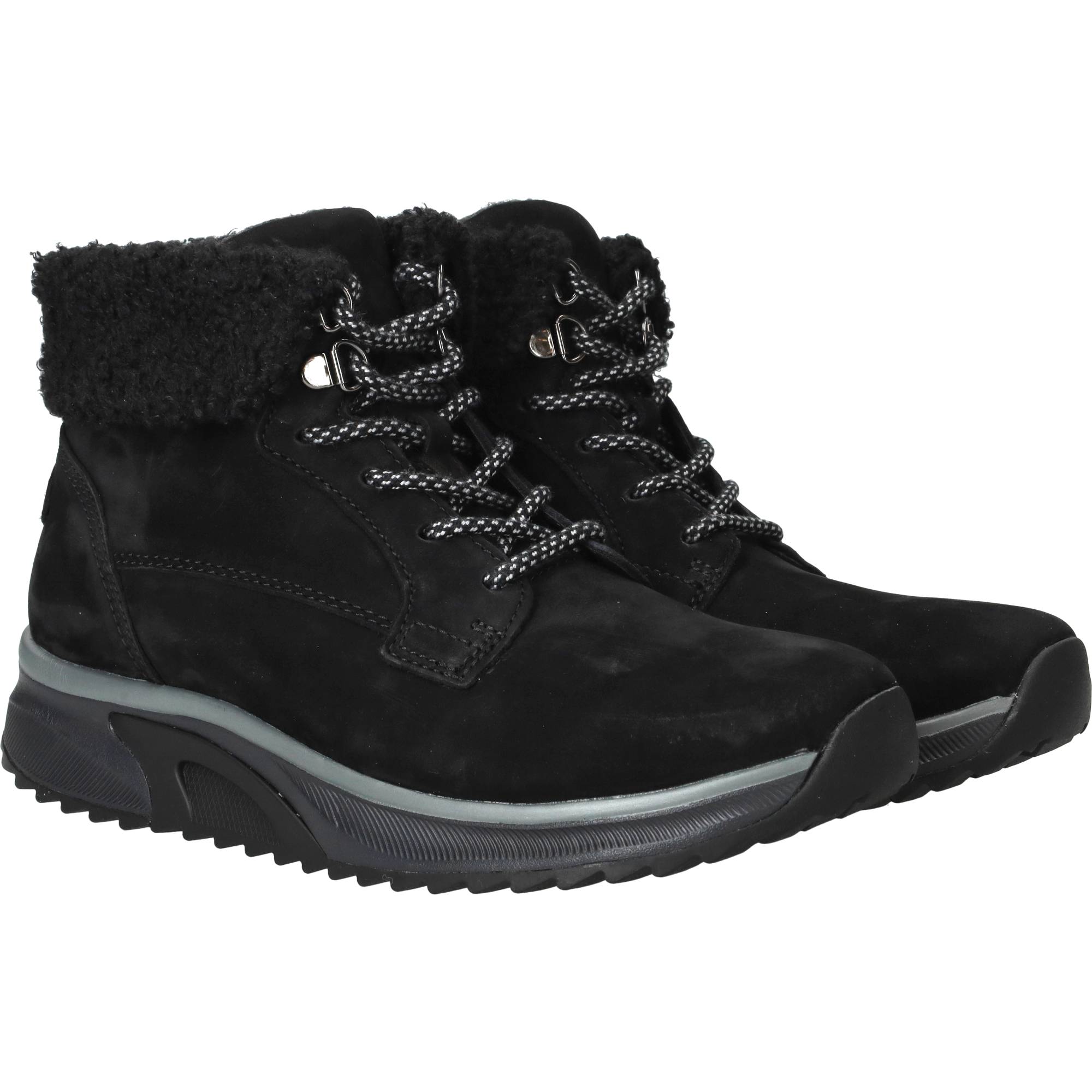Gabor Rollingsoft Veterboots Dames Zwart, veterboot voor dames – foto 2