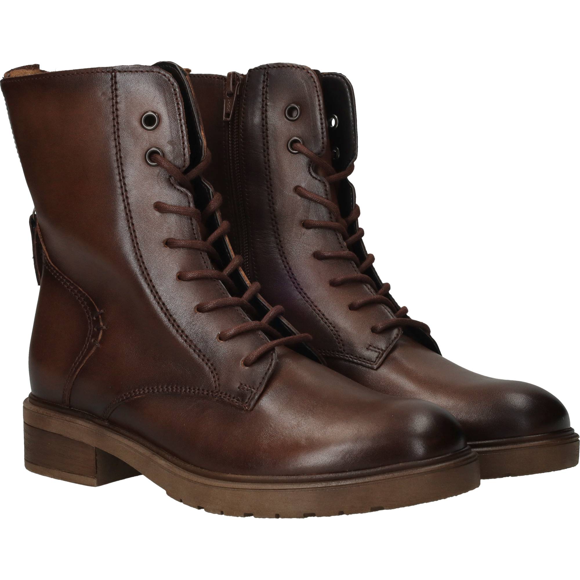 Gabor Veterboots Bruin, veterboot voor unisex – foto 2
