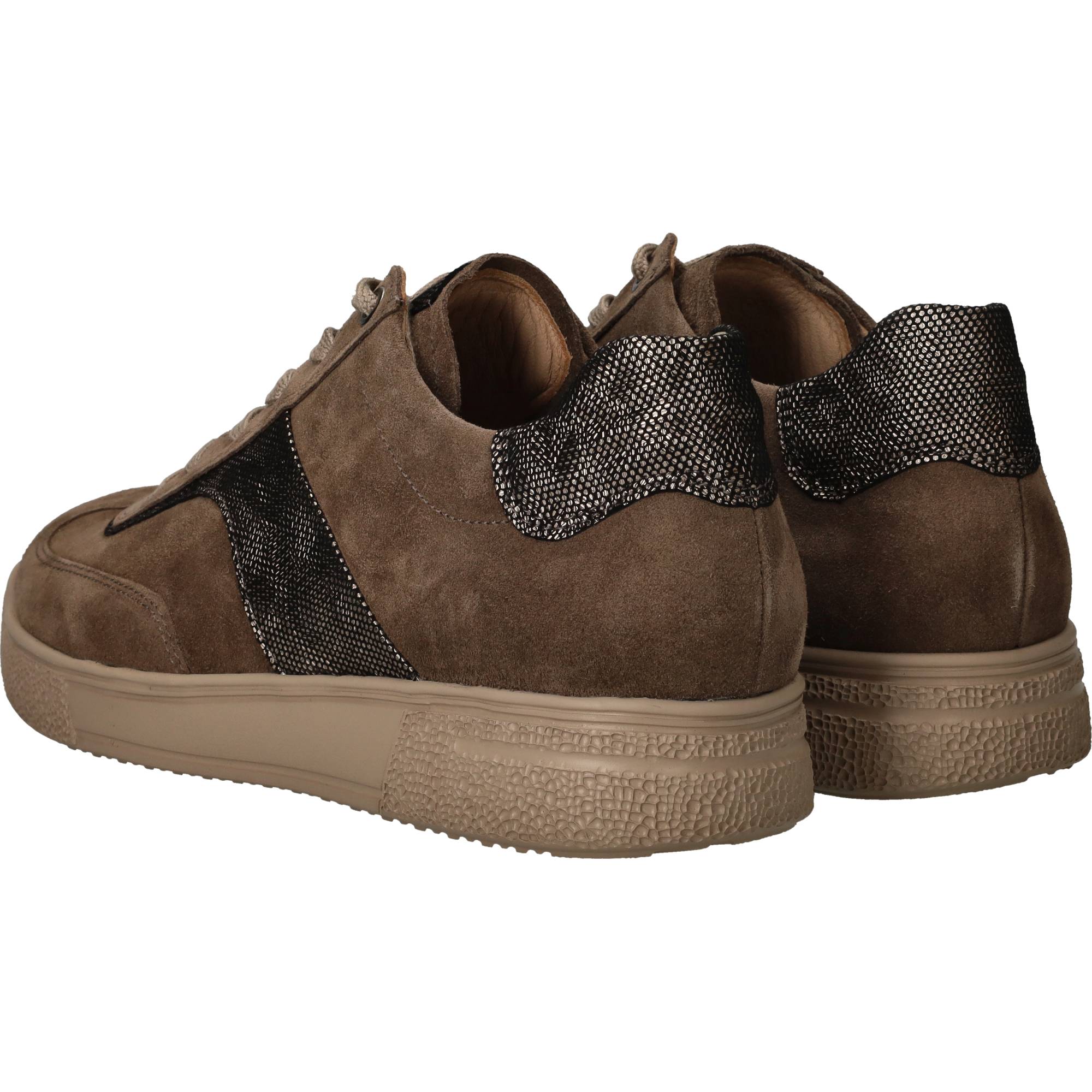Hartjes Veterschoenen Dames Taupe, veterschoen voor dames – foto 3