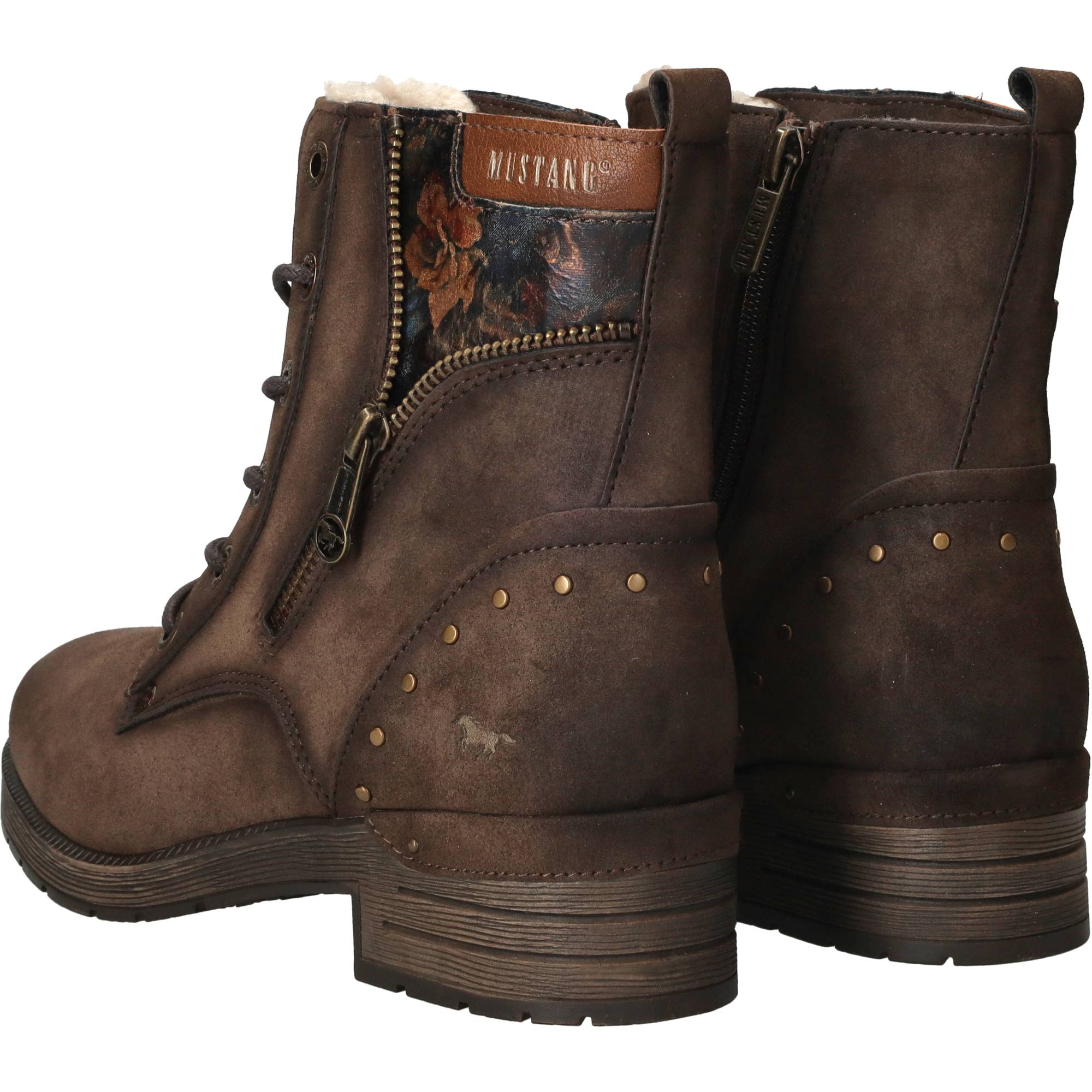 Mustang Veterboots Bruin, veterboot voor unisex – foto 7