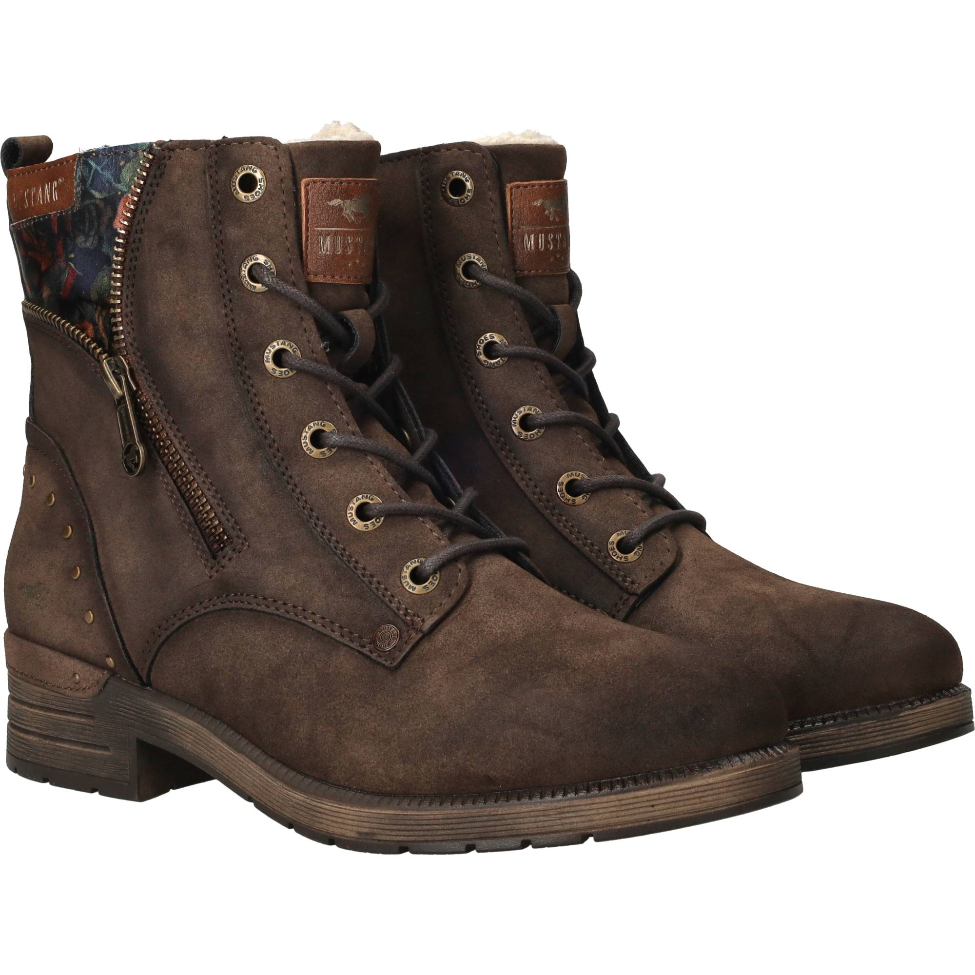 Mustang Veterboots Bruin, veterboot voor unisex – foto 6