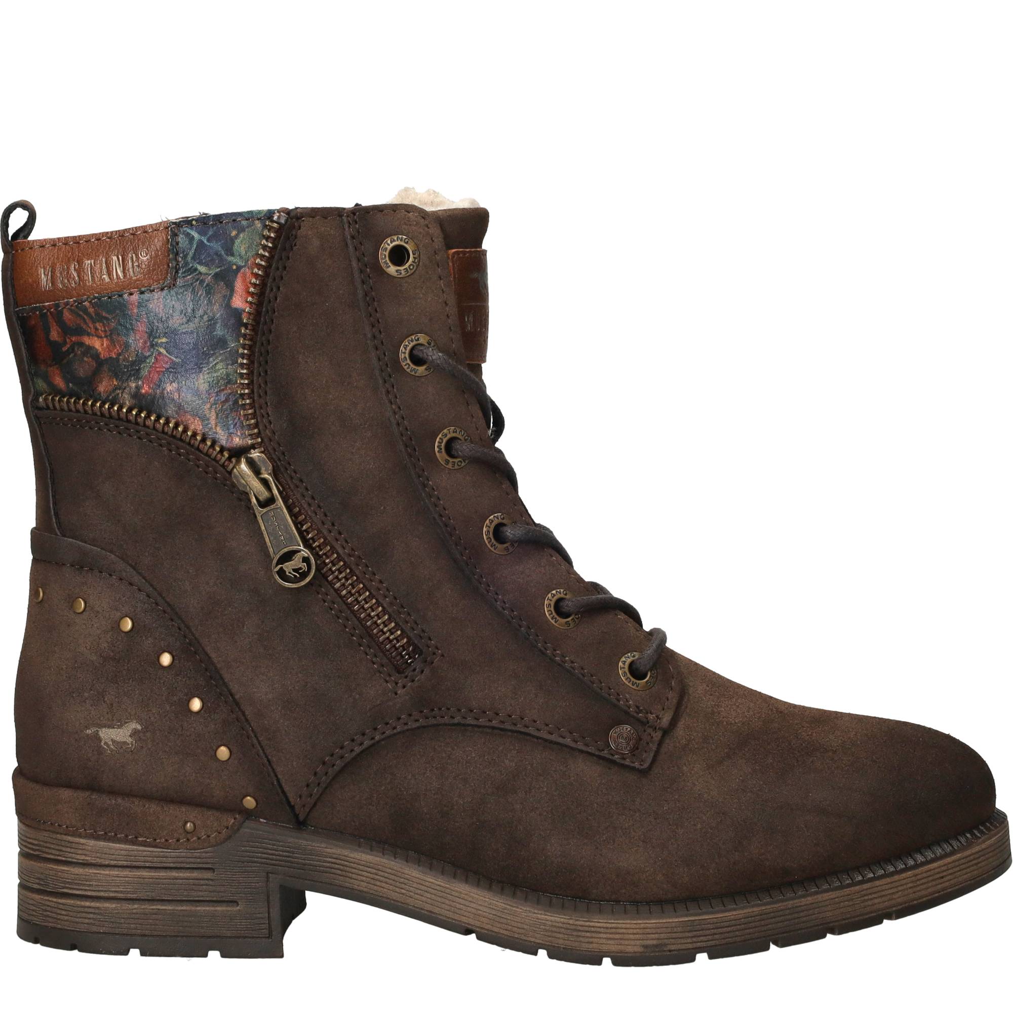 Mustang Veterboots Bruin, veterboot voor unisex – foto 5