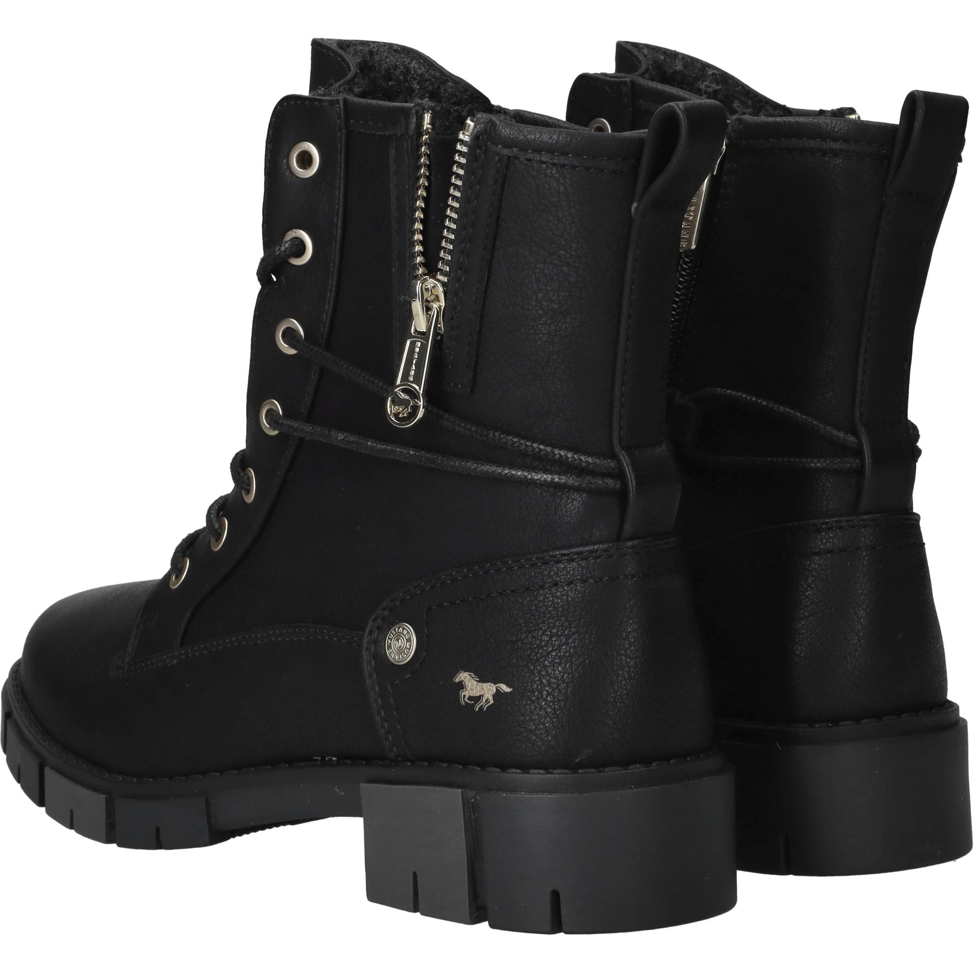 Mustang Veterboots Jongens Zwart, veterboot voor jongens – foto 7